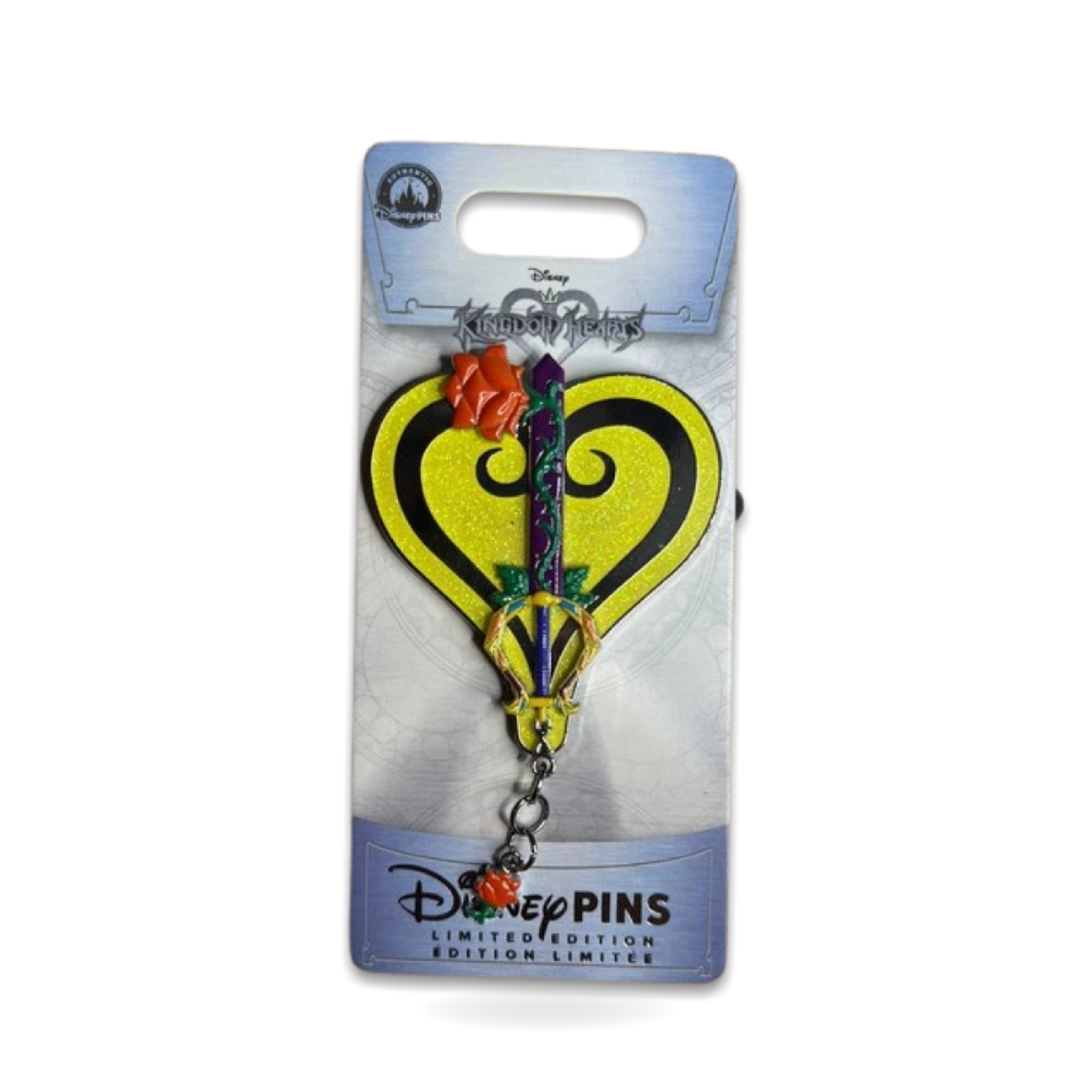 Kingdom Hearts Divine May Rose Keyblade Trading Pin