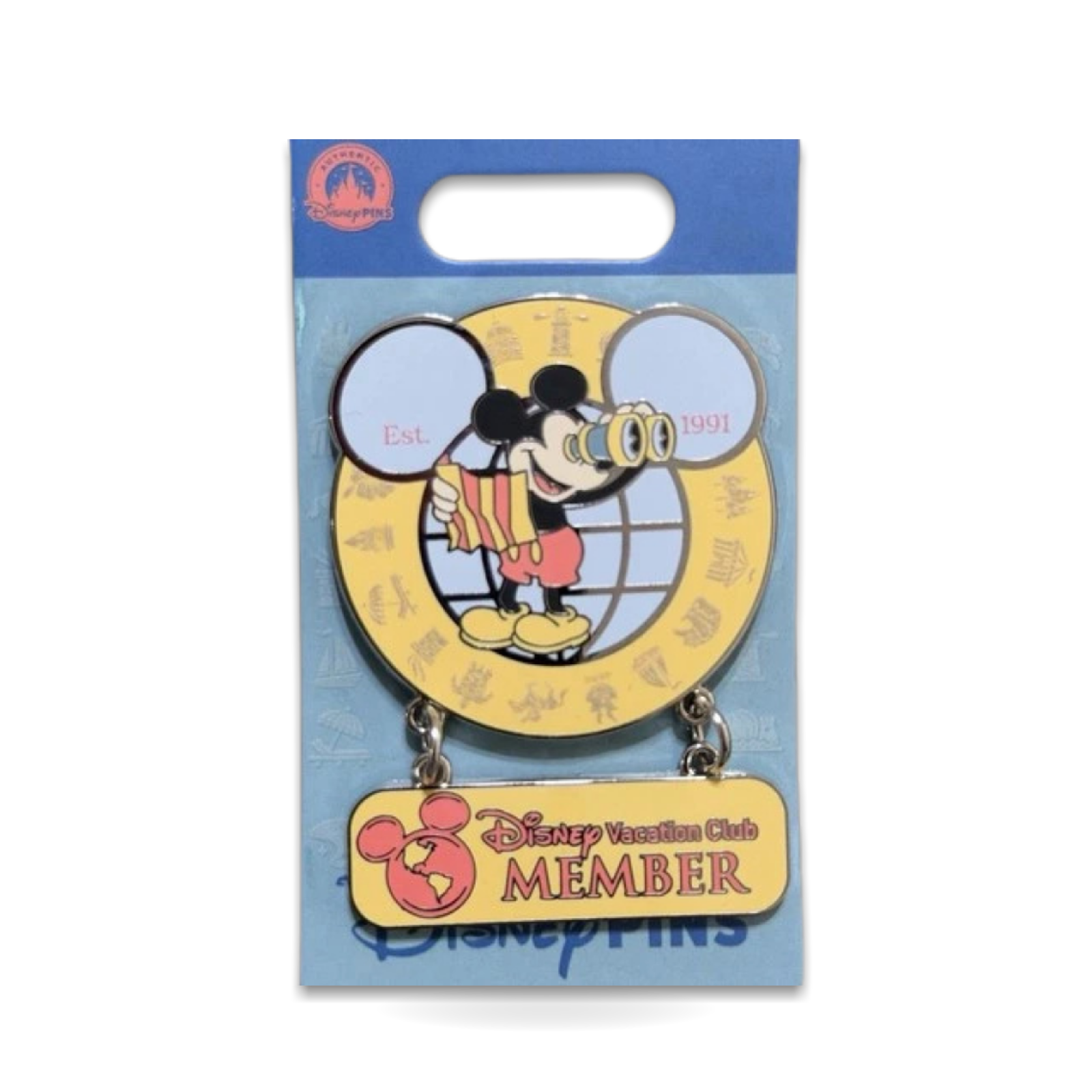 Dvc Vacation Club Est Mickey Mouse Trading Pin