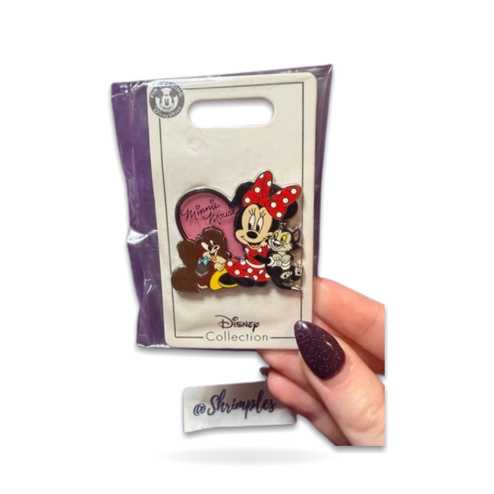 Minnie Mouse FiFi Dog Figaro Kitten Trading Pin