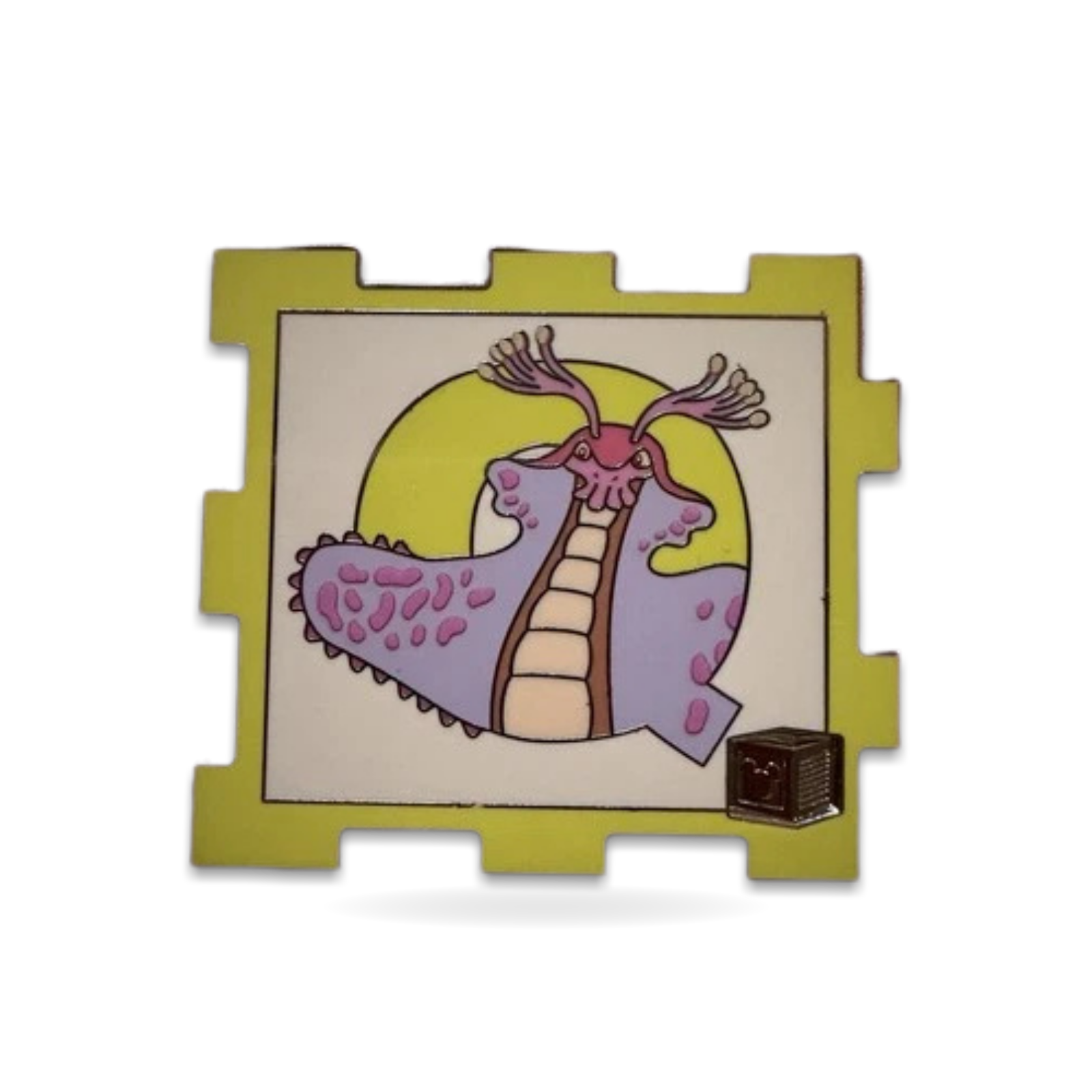 Alphabet Block Mystery Questa from Elio Trading Pin