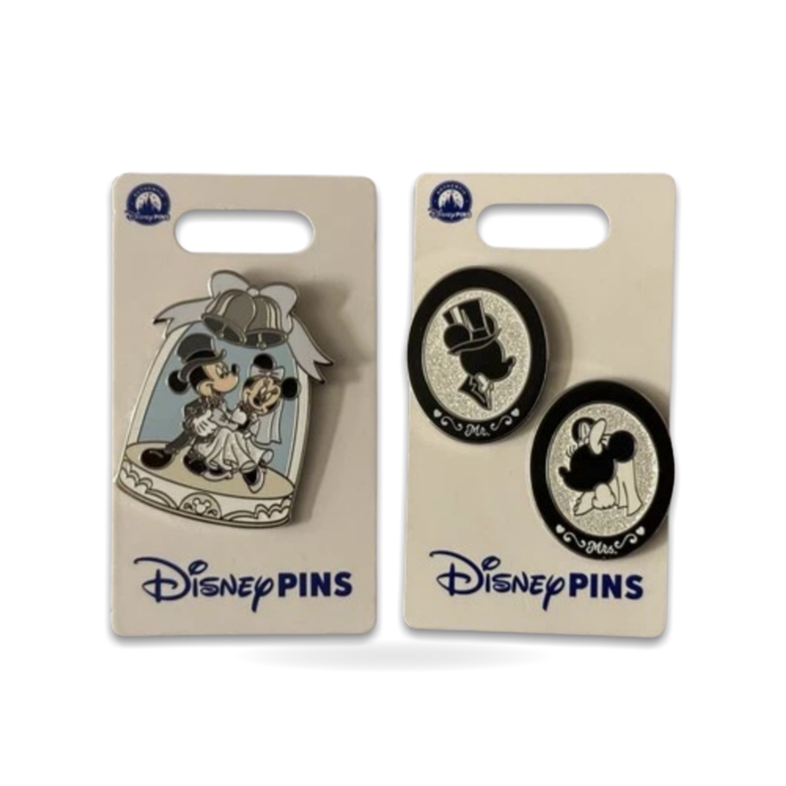 Mickey Mouse Wedding Mickey/Minnie Set Of 2 Trading Pin
