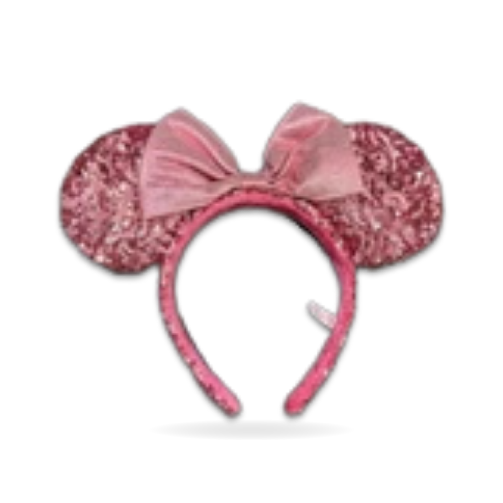 Pink Minnie Sequins Mouse Ears Ear Headwear