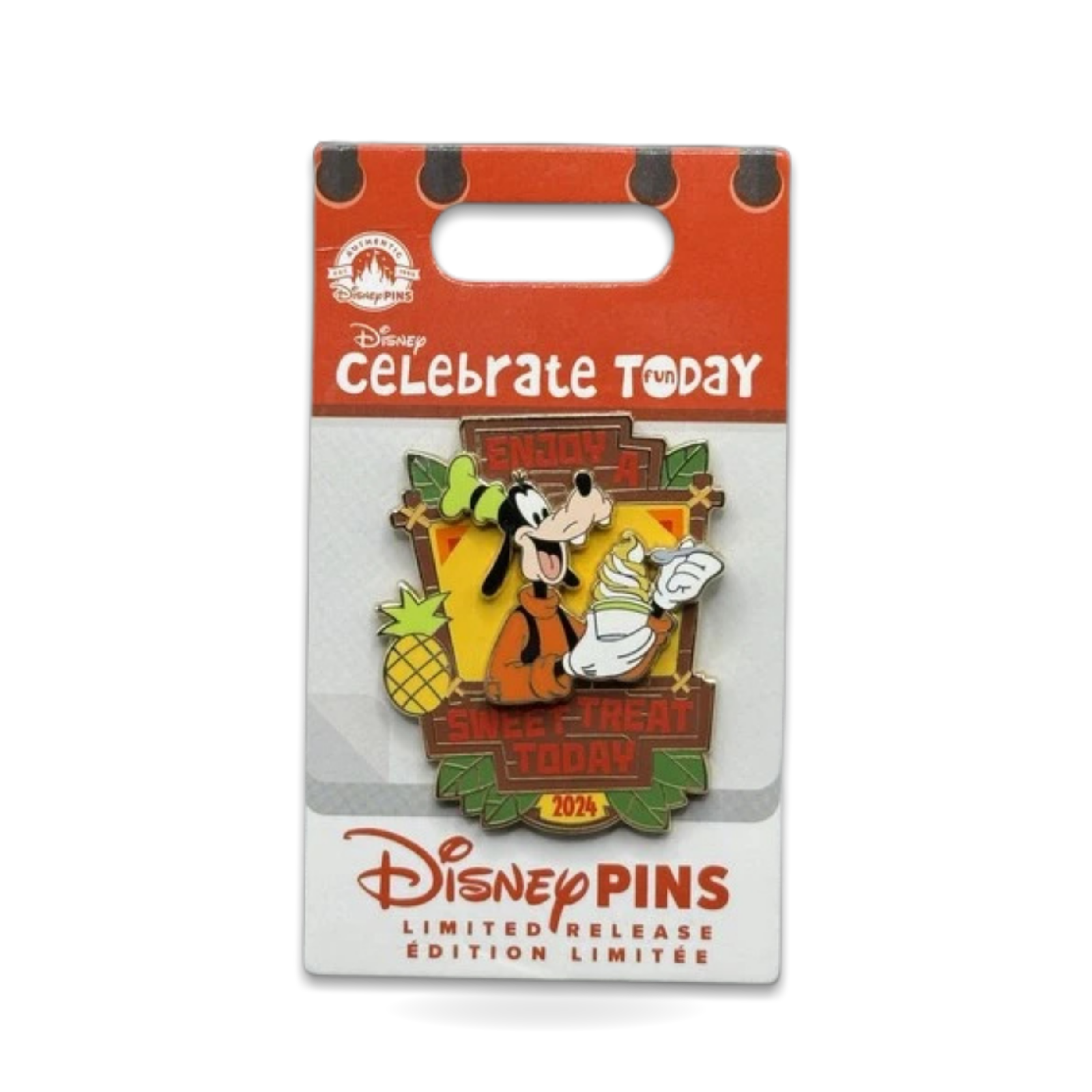 Celebrate Today Goofy Day Dole Whip Trading Pin