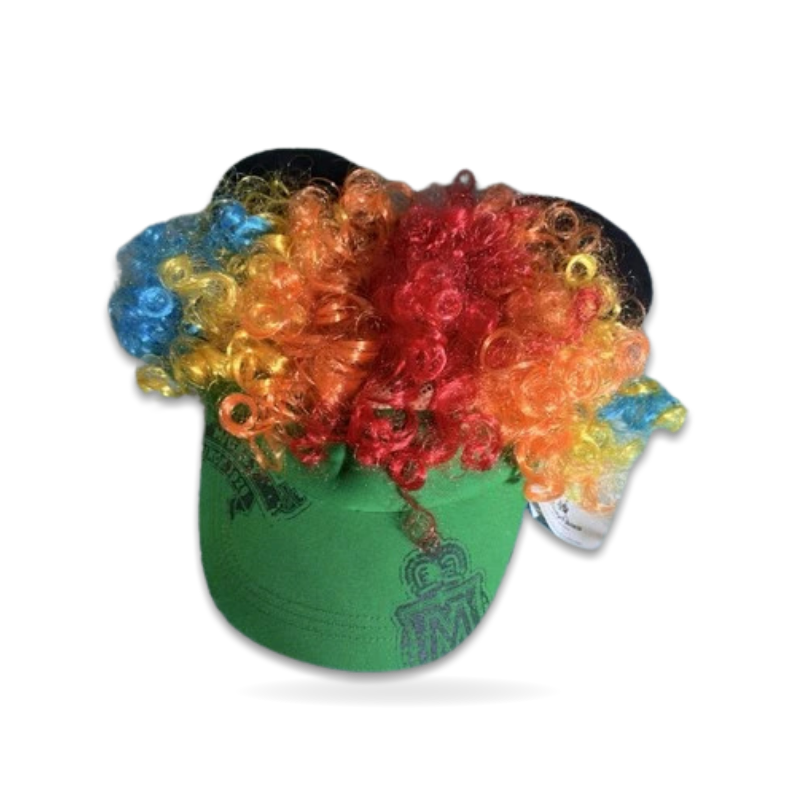 Mouse Rainbow Afro Adult Clown Ear Hat Cap Mickey
