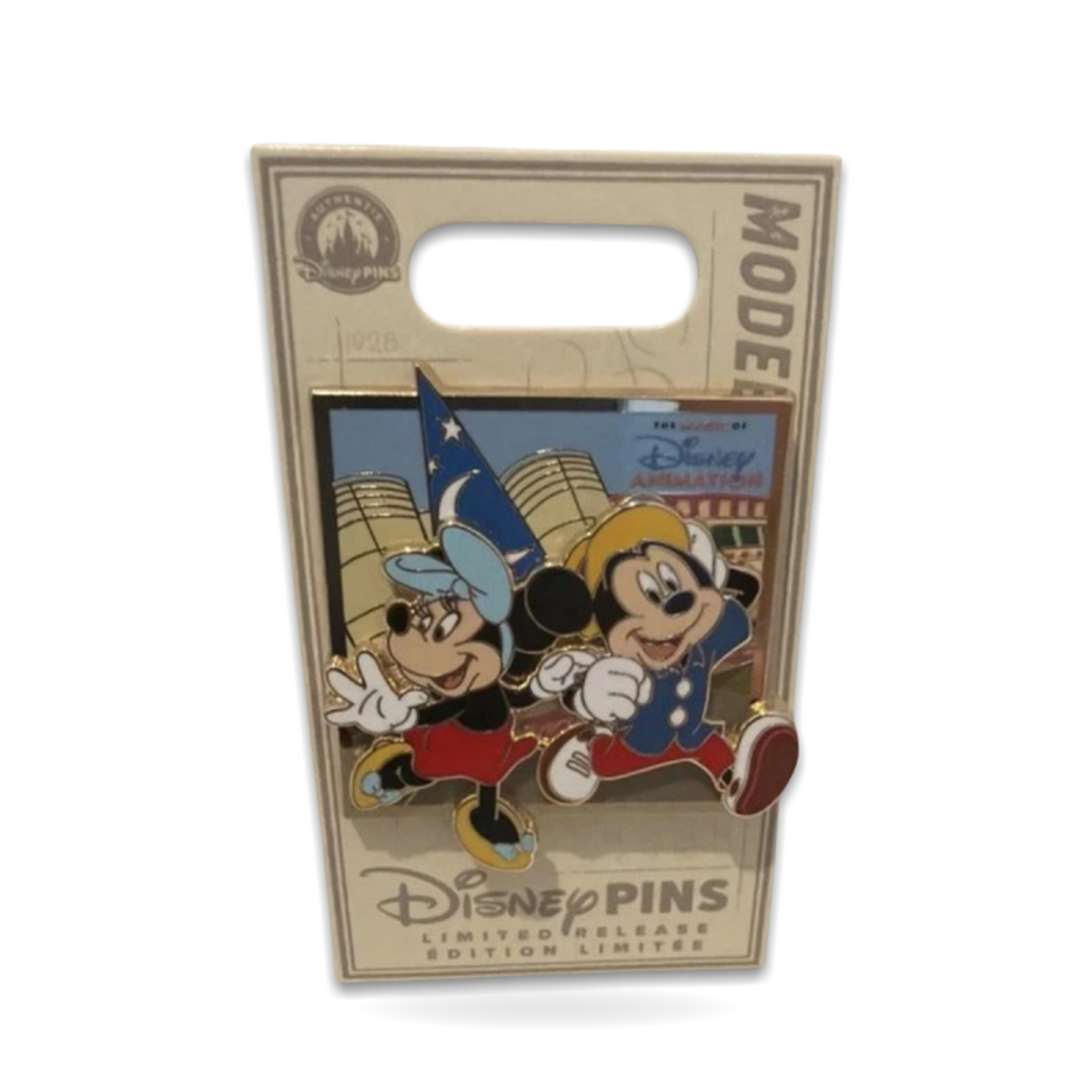Mickey Minnie Magic Of Animation Hollywood Studios Limited Release Trading Pin