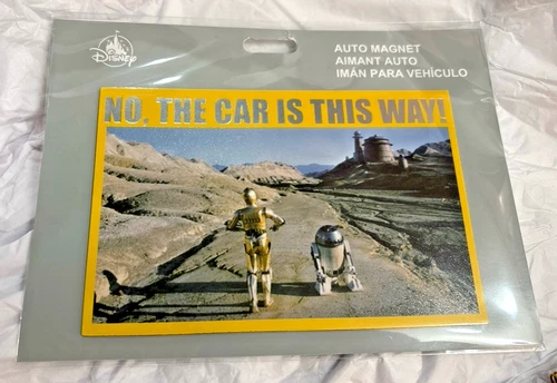 Wars R2-d2 and C-3po No the Car is This Way Auto Magnet 2026 Star