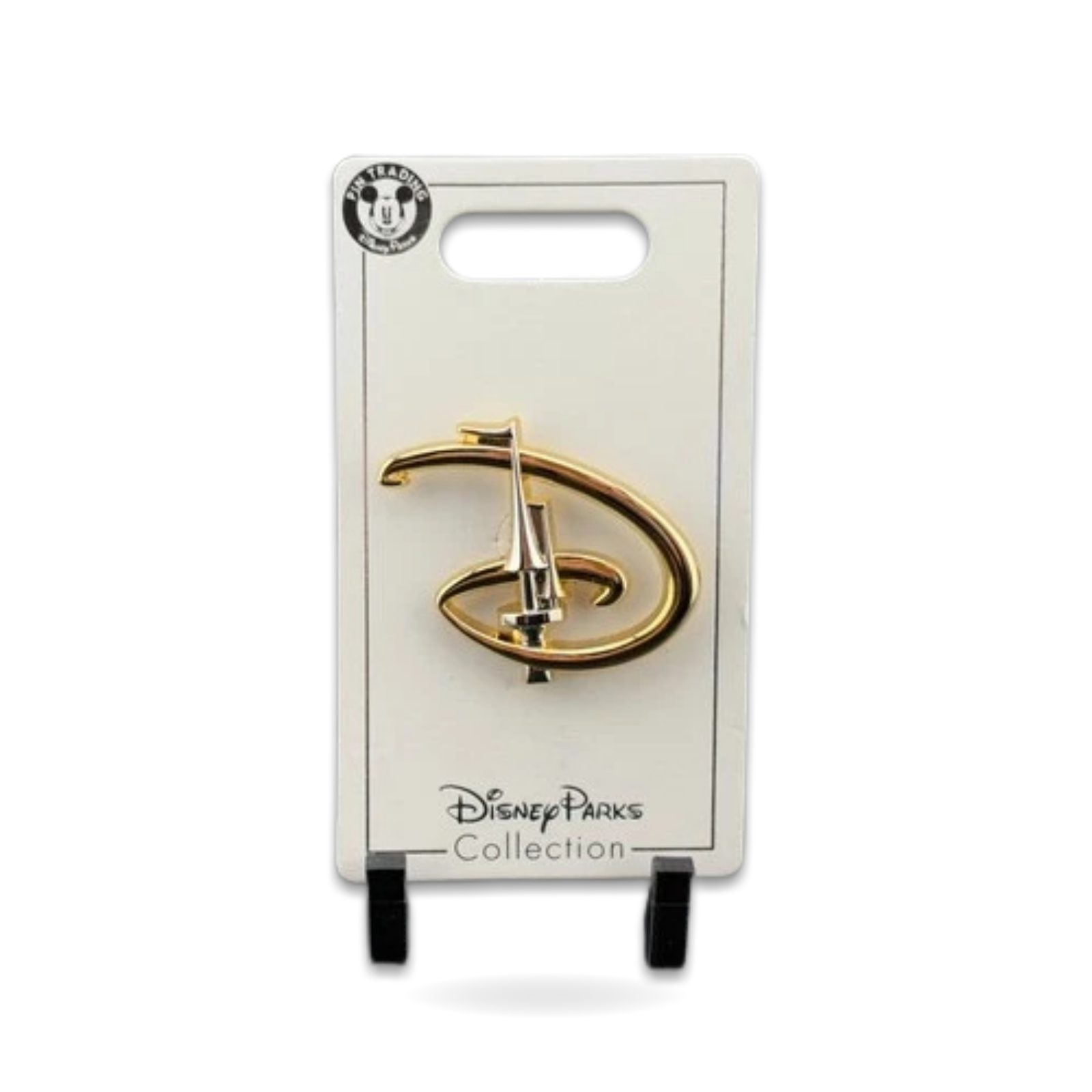 Gold Letter Castle Turret Spire Trading Pin