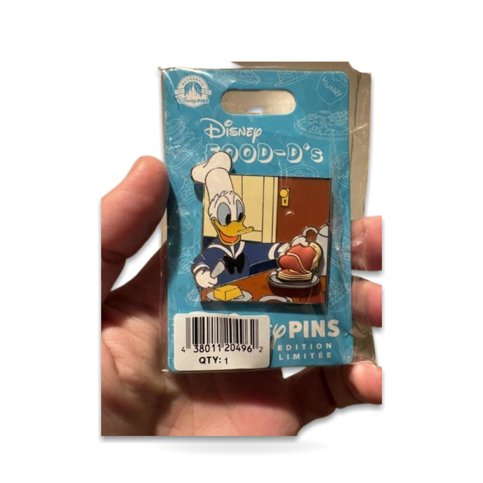 Food-D's Donald Duck Breakfast Edition 4500 Trading Pin
