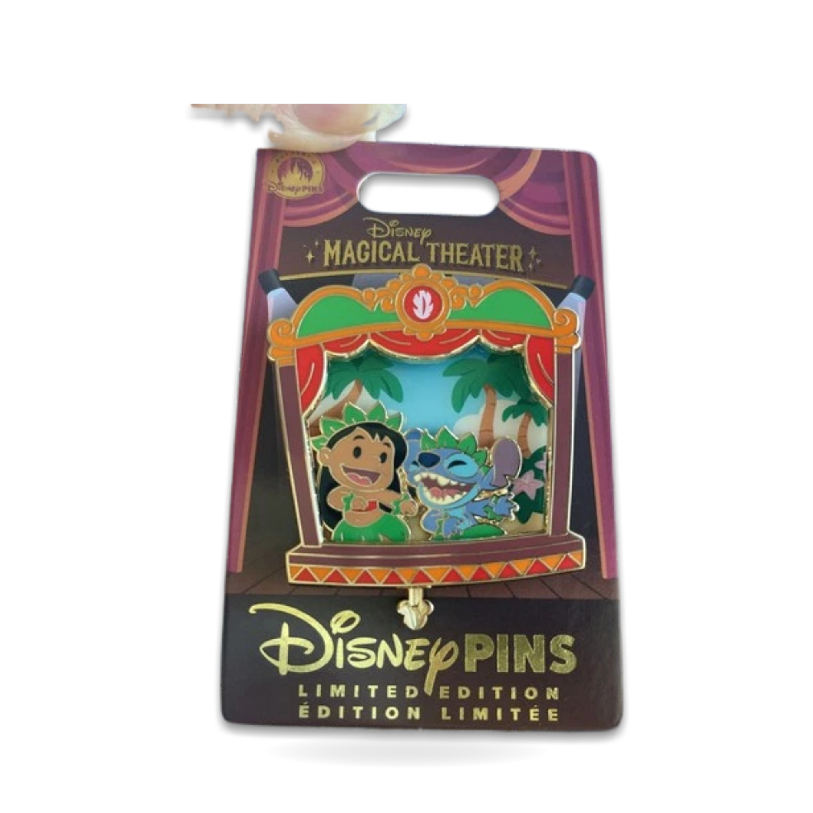 Magical Theater Lilo And Stitch Slider Trading Pin