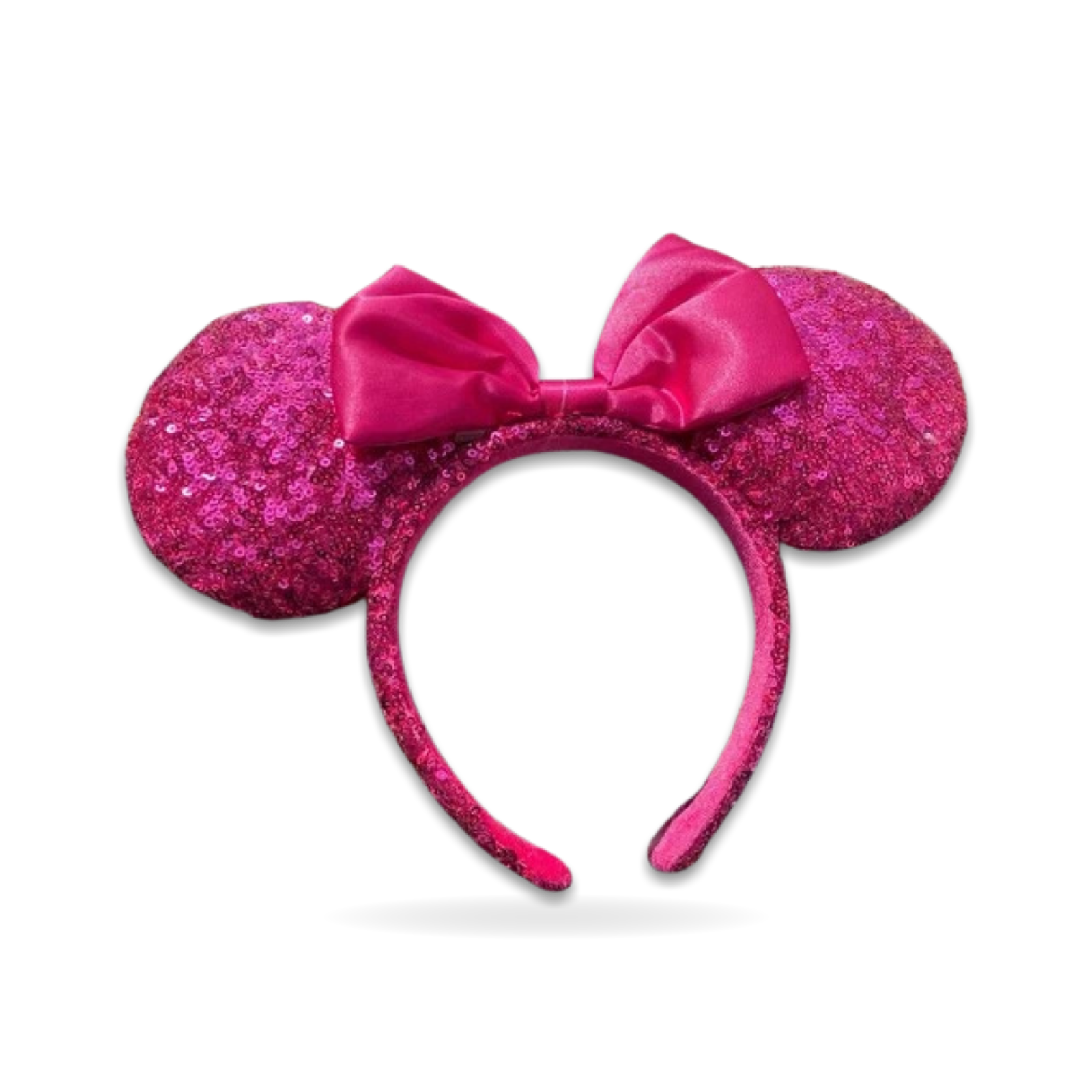 Minnie Ears Hot Magenta Orchid Sequin Ear Headwear