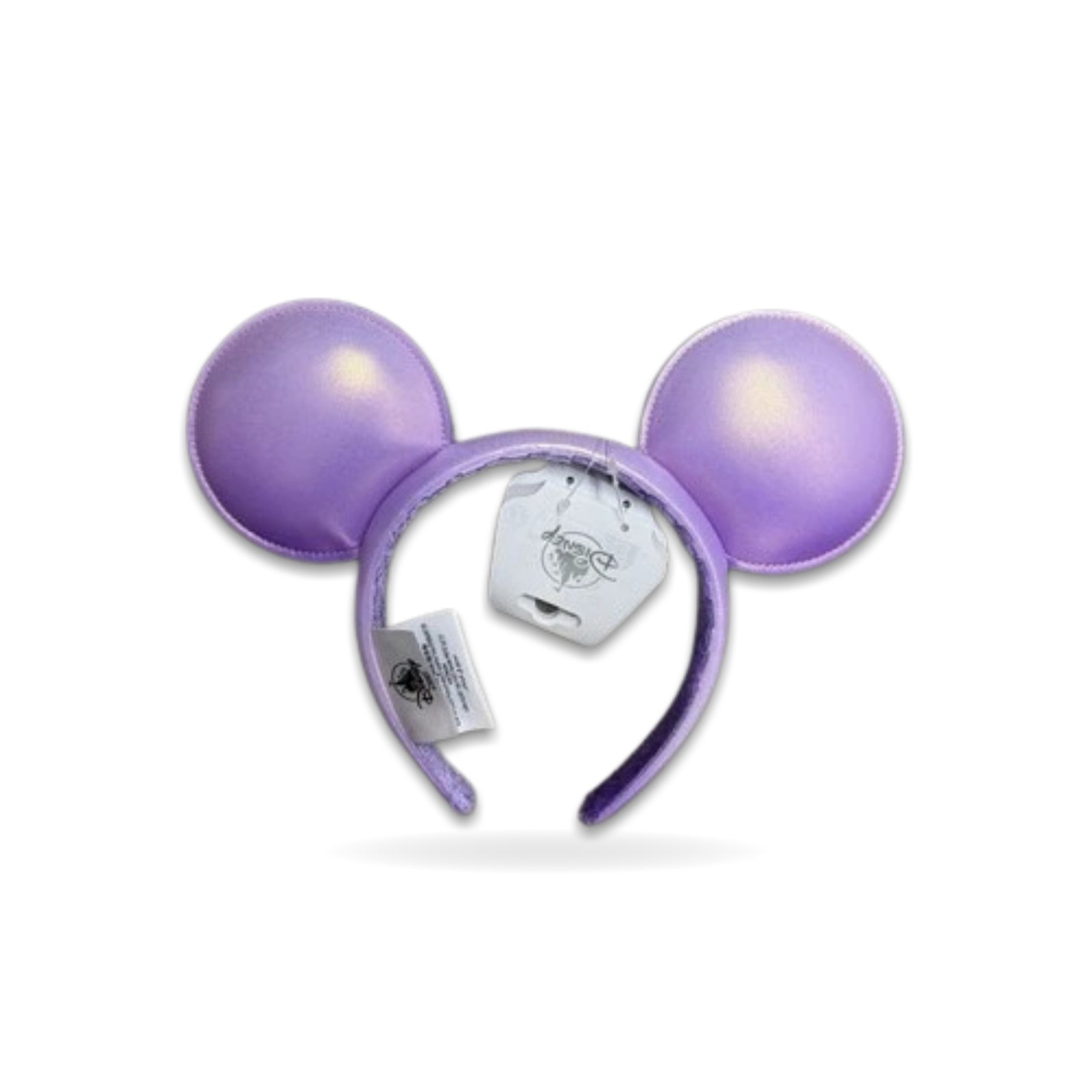 Lavender Faux Leather Mickey Mouse Ear Headwear