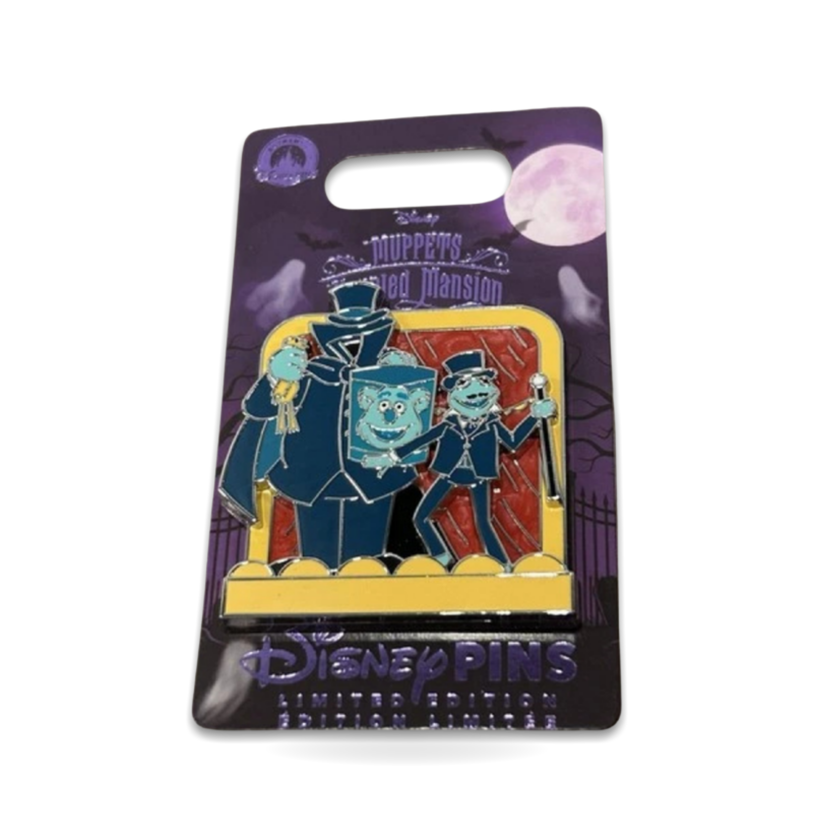 Muppet Haunted Mansion Fozzie Kermit Limited Edition 5000 Trading Pin