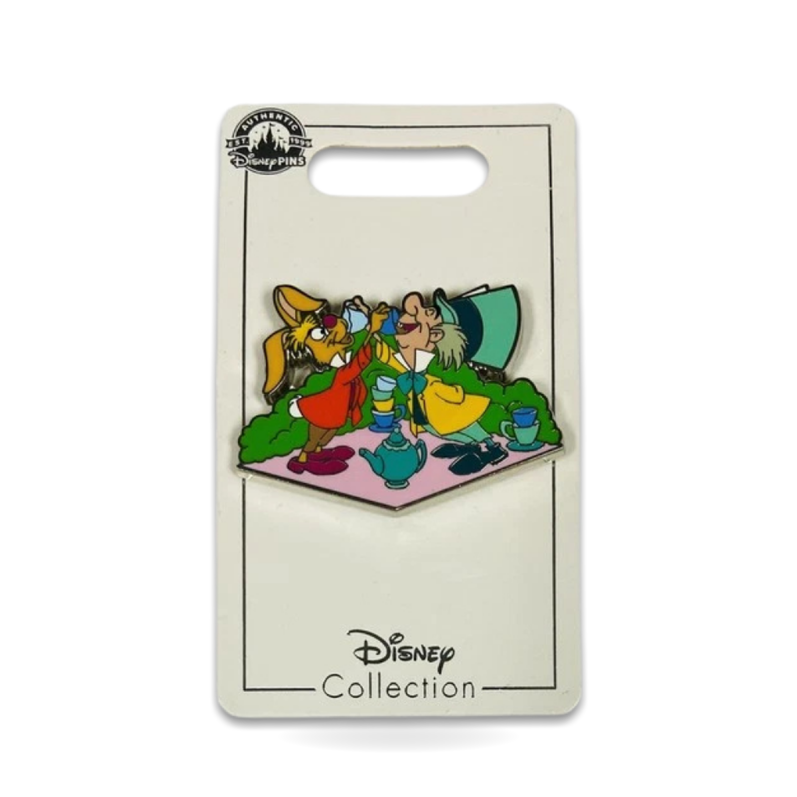 Alice in Wonderland Hare Tea Party Trading Pin