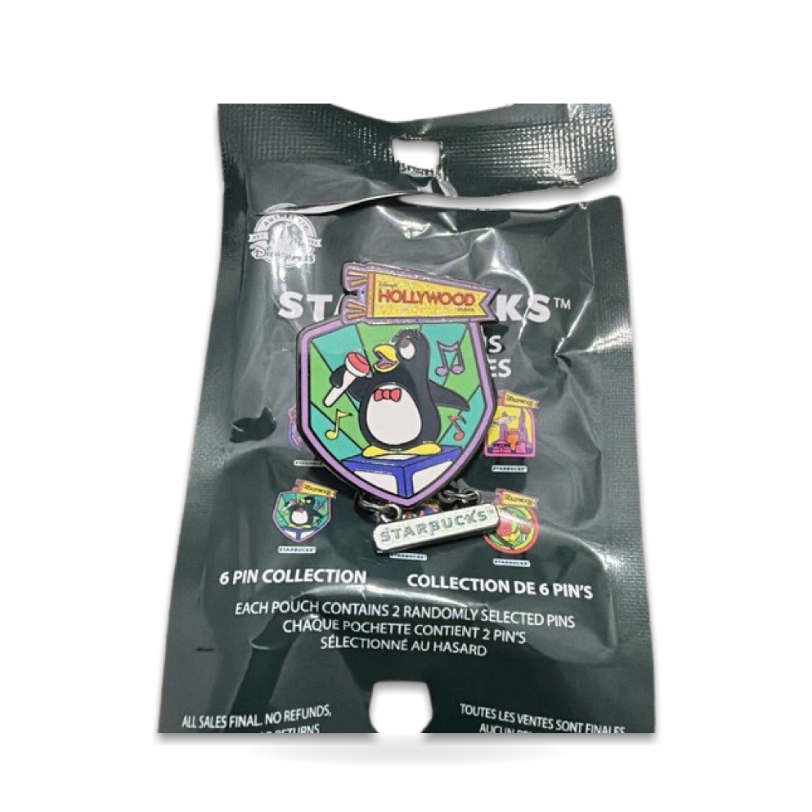 Hollywood Studios Starbucks Penguin Toy Story Trading Pin