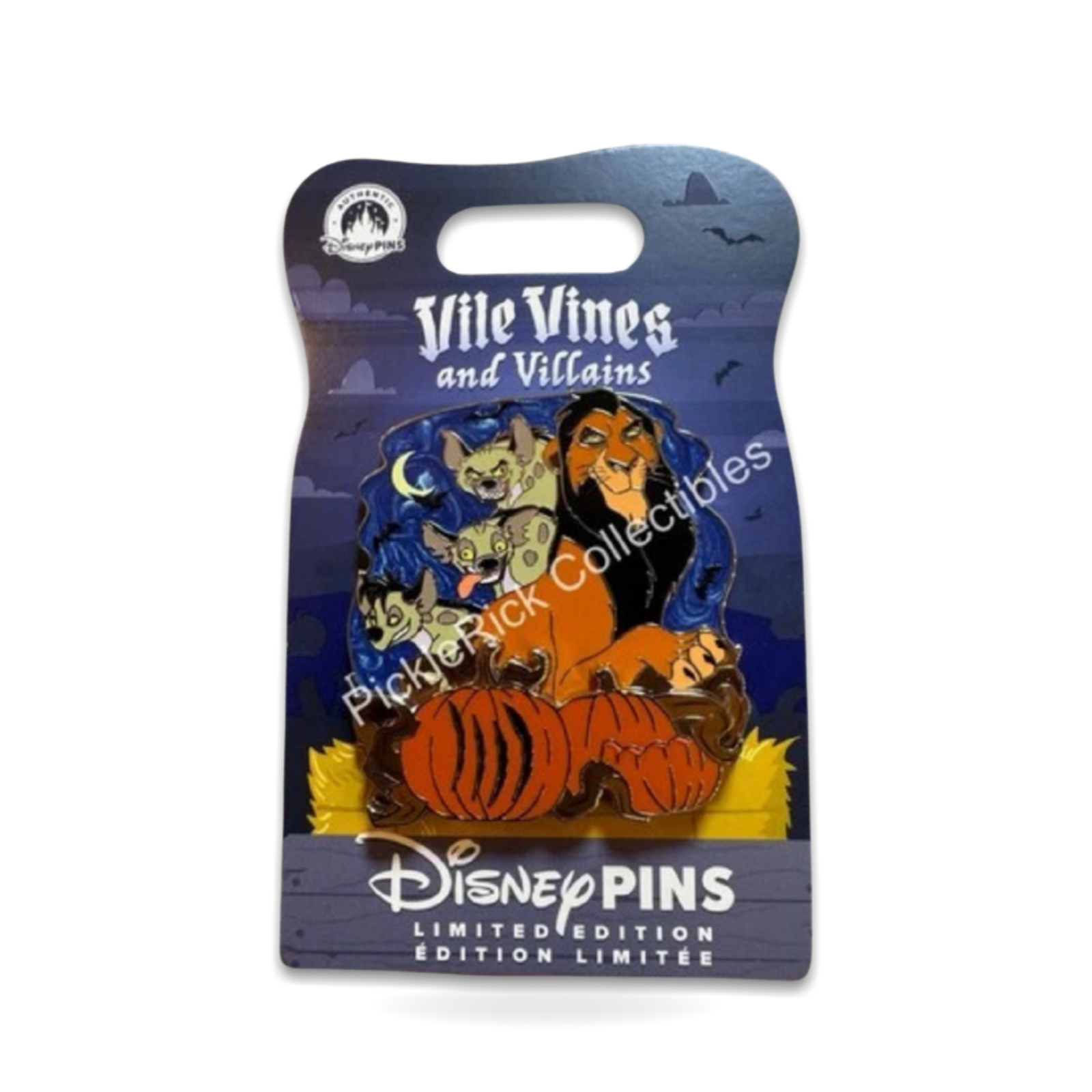 Halloween Villains the Lion King Scar Limited Edition 4000 Trading Pin