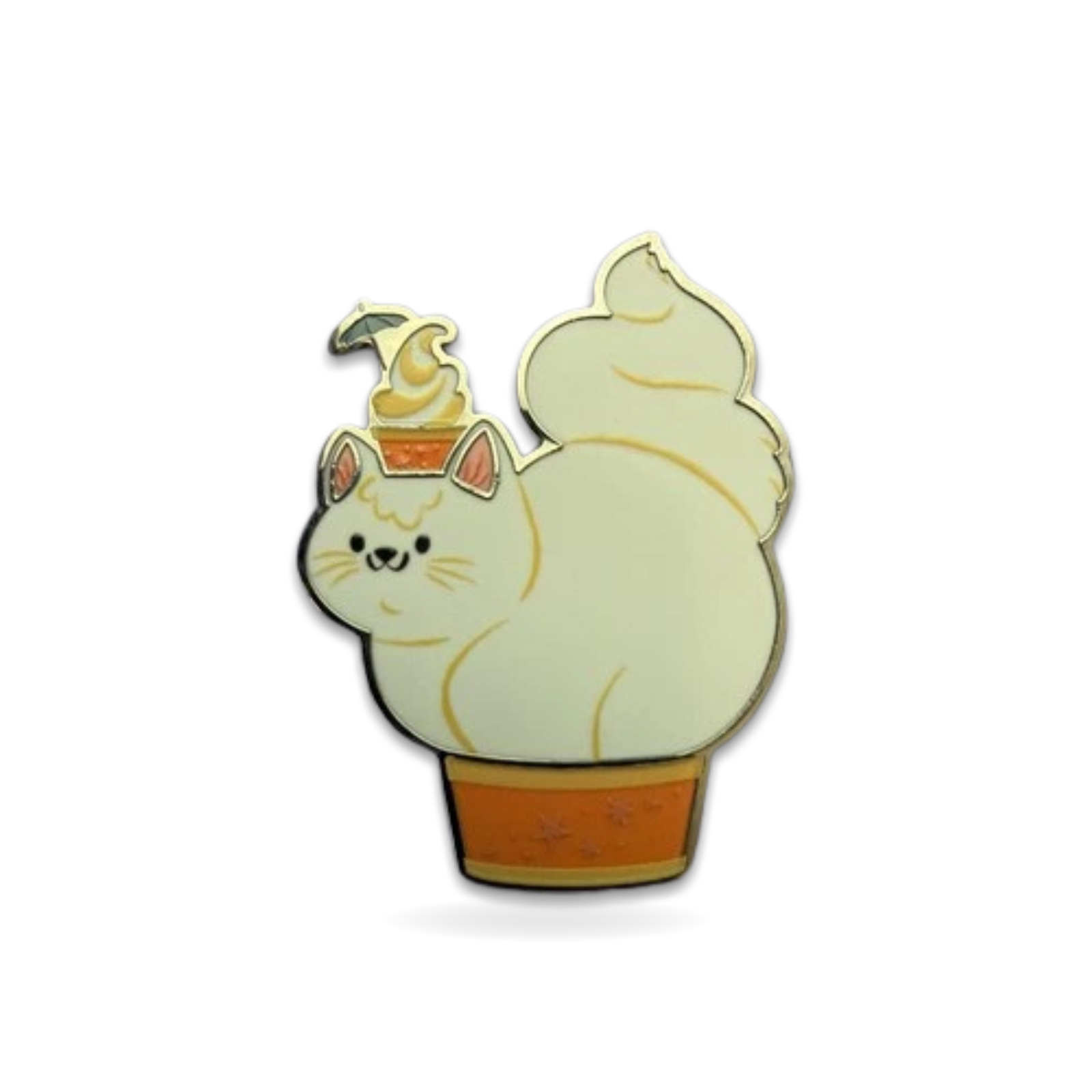 Cats and Dogs Cat Dole Whip Trading Pin