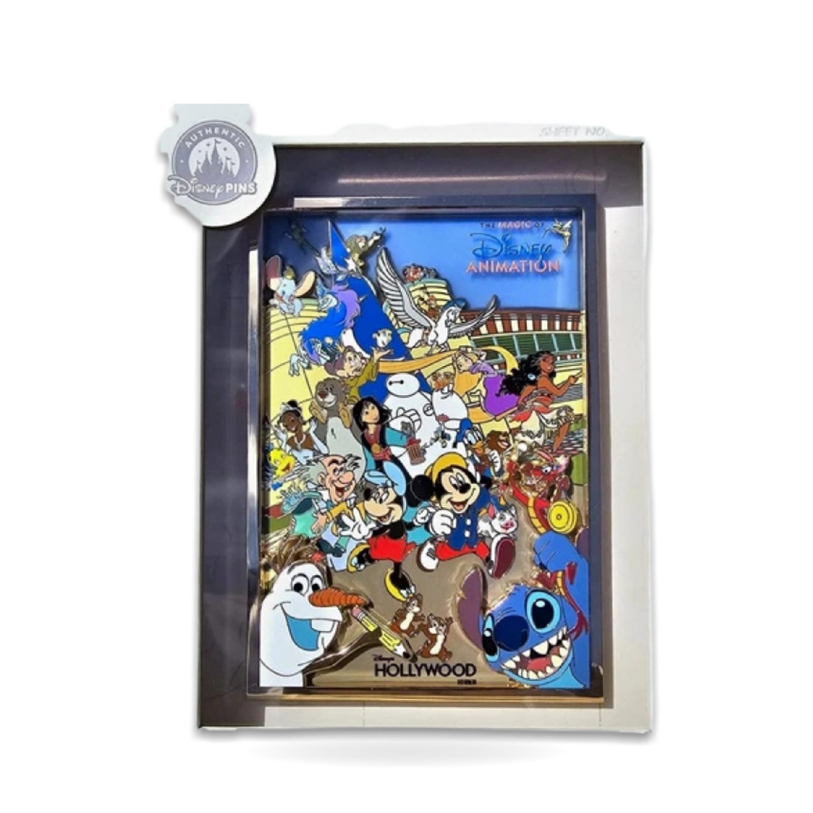 Magic Of Animation Hollywood Studios Jumbo Limited Edition Trading Pin