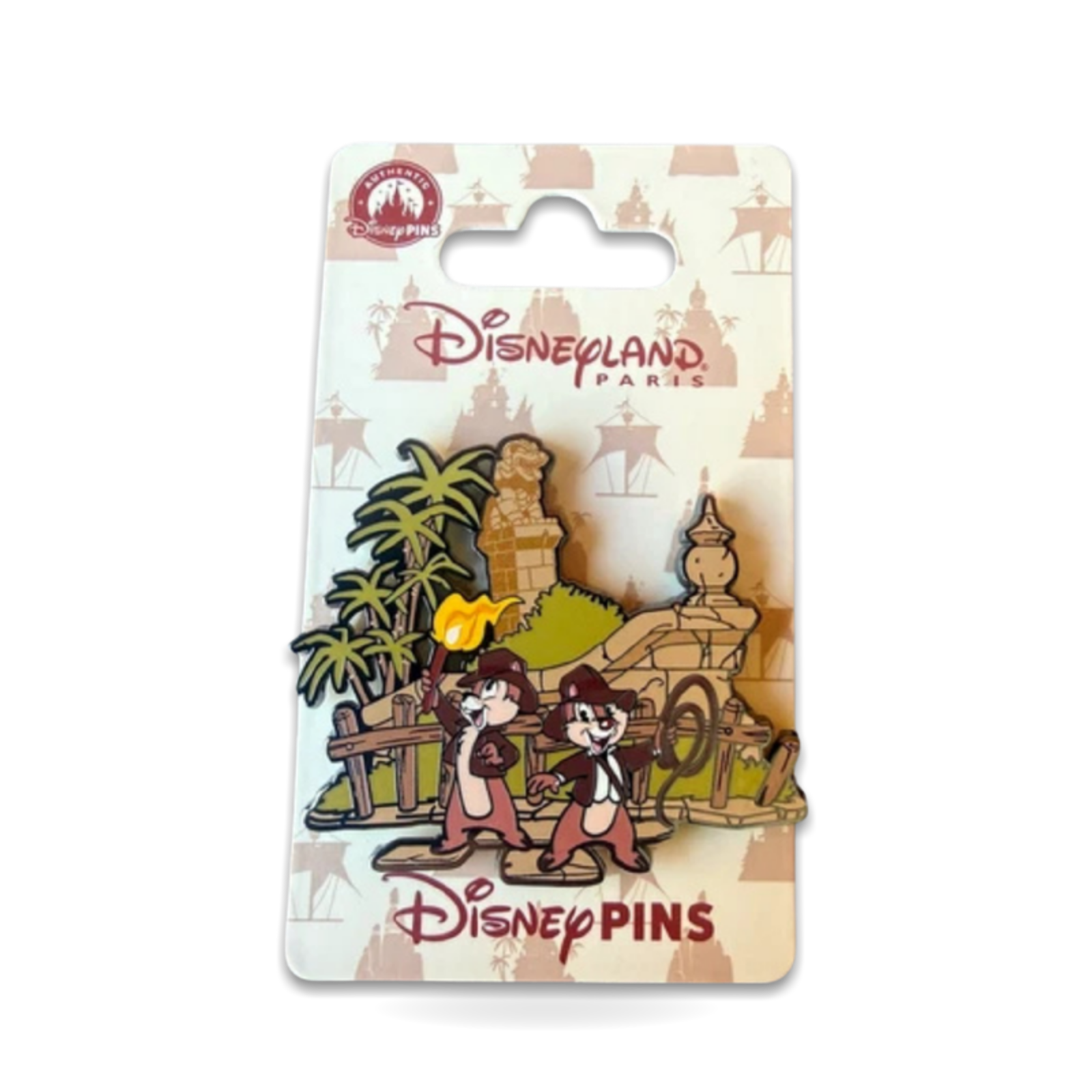 Paris Chip Dale Indiana Jones Single Theme Trading Pin