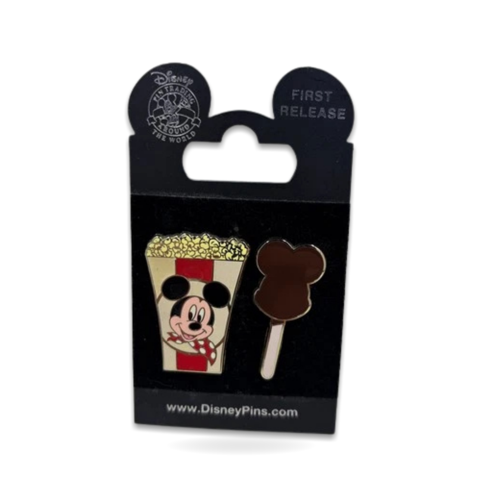 Snacks Popcorn Mickey Ice Cream First Release Set of 2 Trading Pin