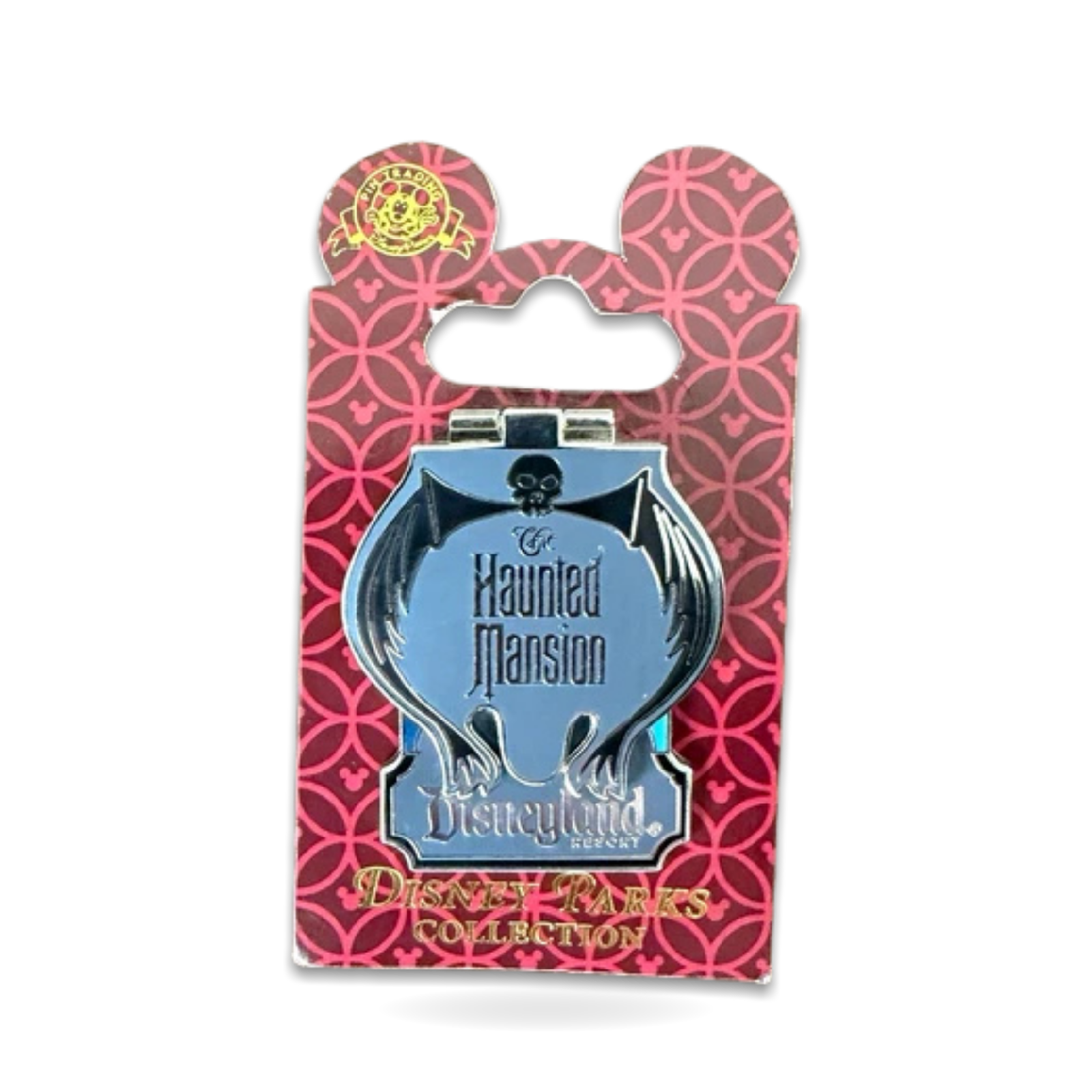 Haunted Mansion Hinged Ghost Mickey Minnie Trading Pin