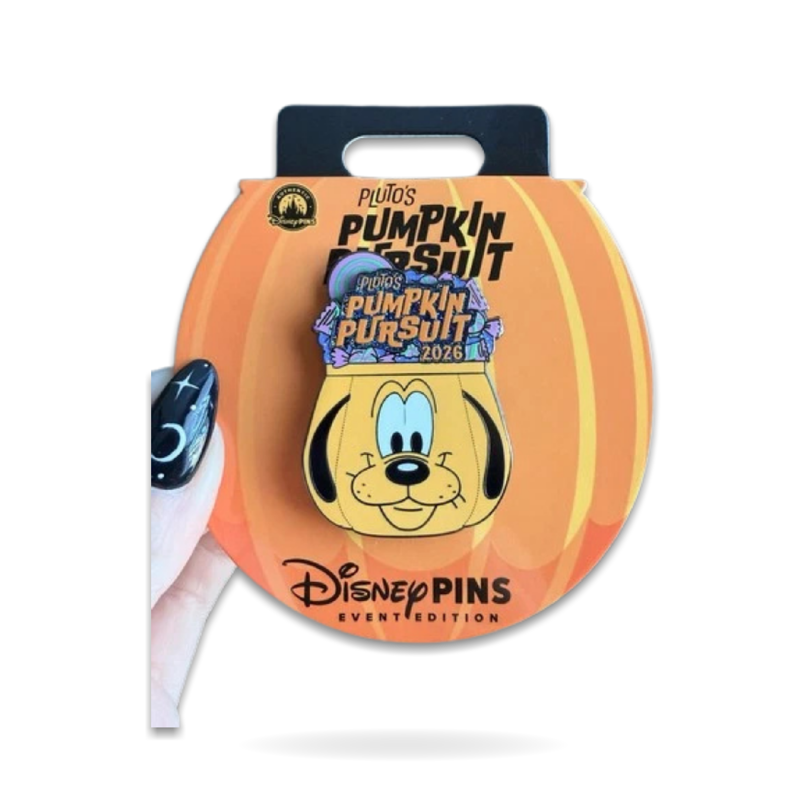 Happy Halloween Pluto's Pumpkin Pursuit Limited Edition 8500 Trading Pin