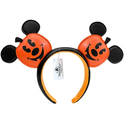 Halloween Mickey Mouse Pumpkin Jack-o'-Lantern Ears Ear Headwear