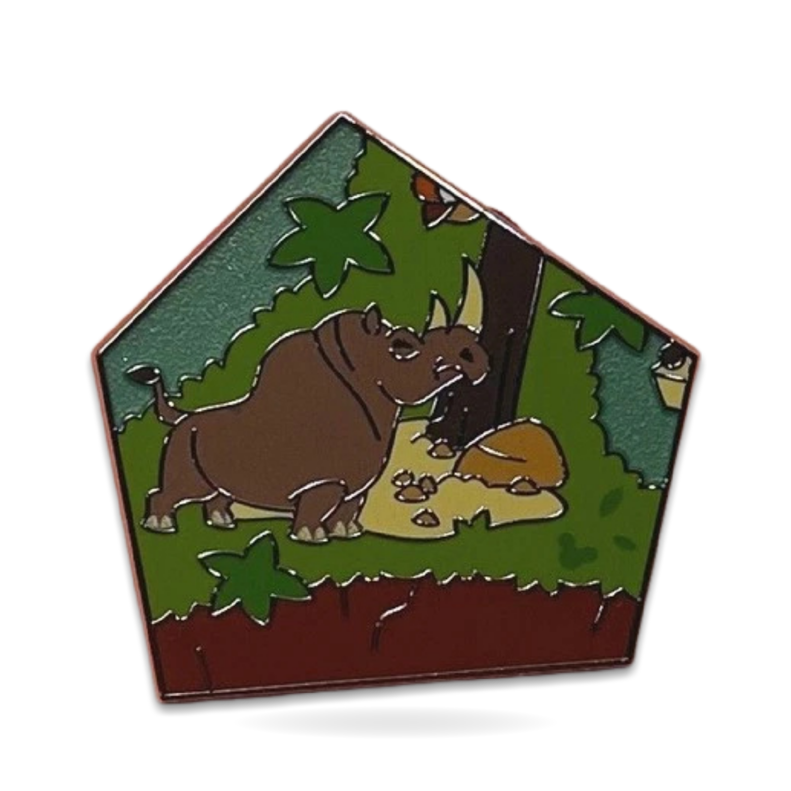 Jungle Cruise Mystery Rhino Trading Pin
