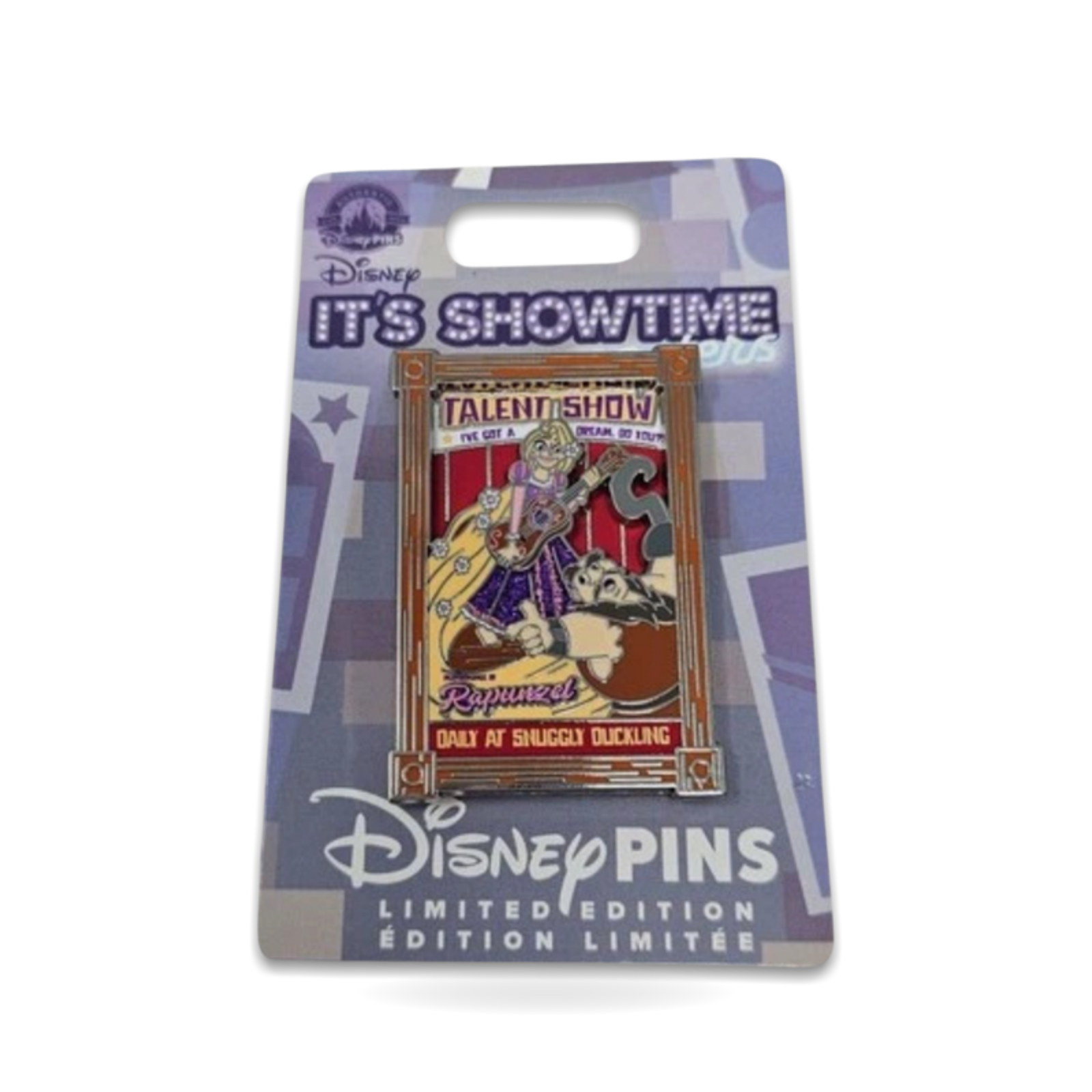 It’s Showtime Poster Rapunzel Limited Edition 1500 Trading Pin