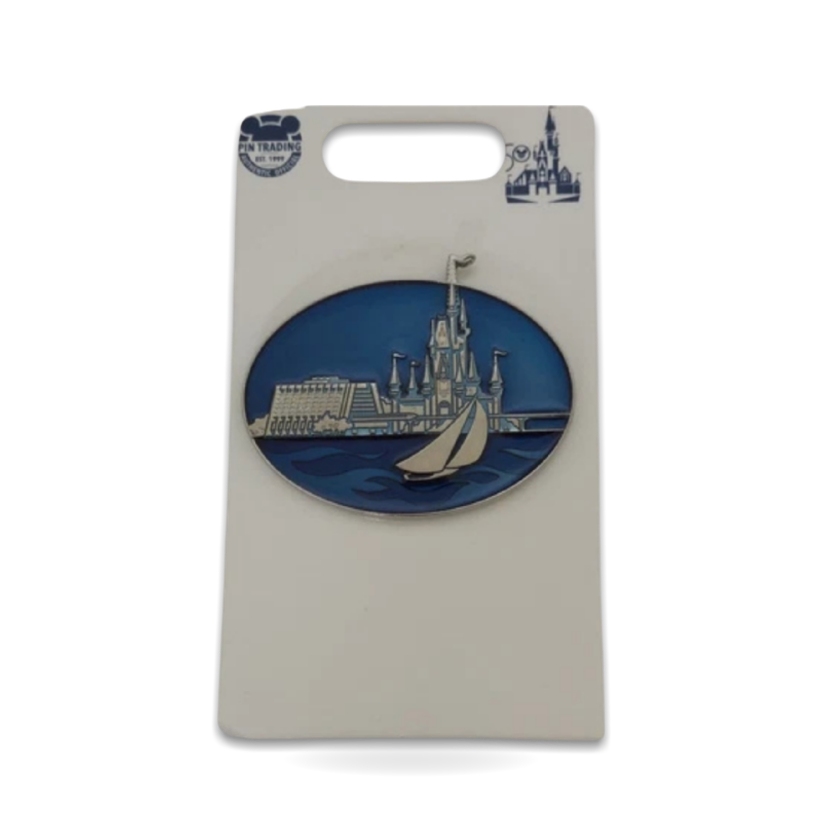 Vacation Kingdom Retro Logo Trading Pin