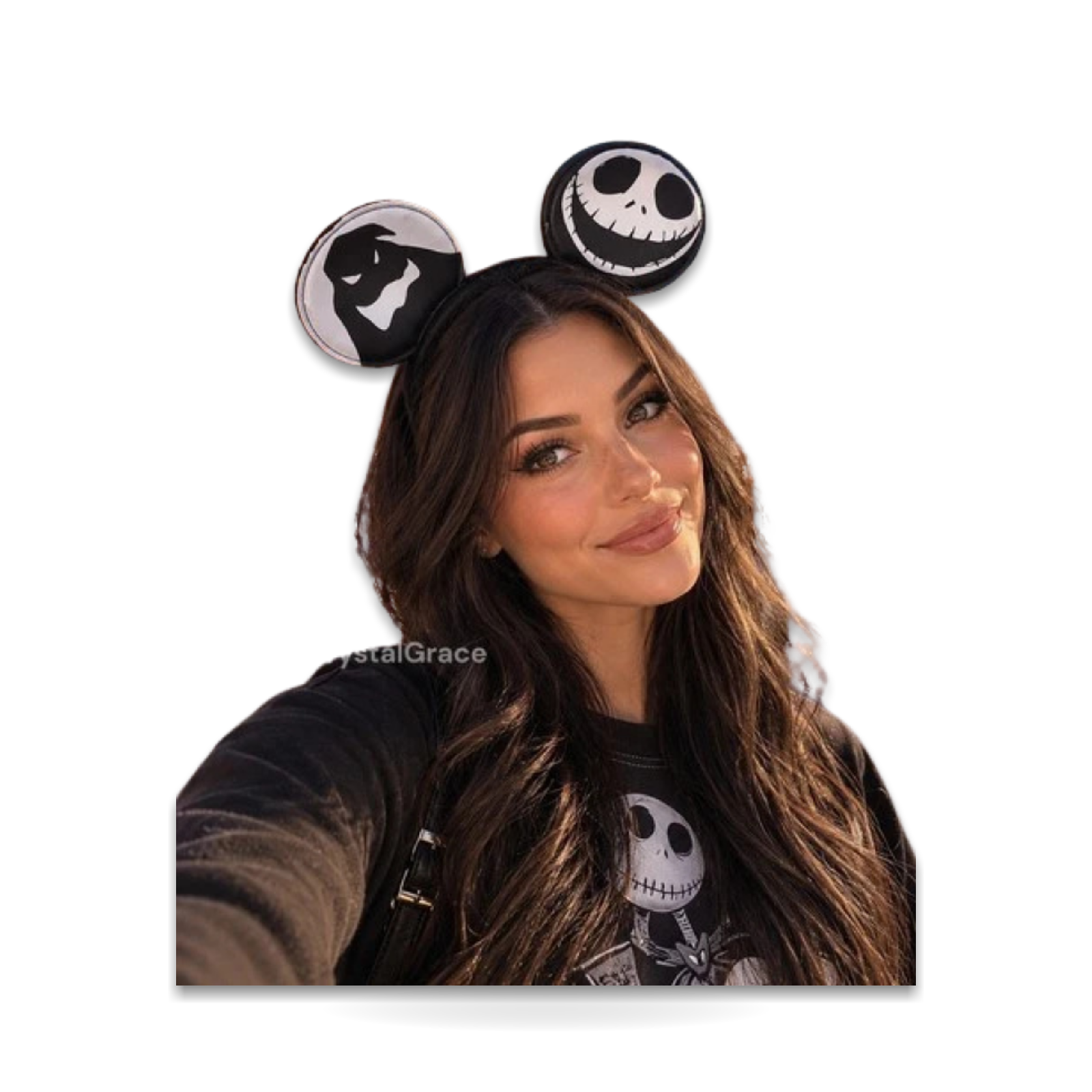 Black Nightmare Before Christmas Jack Skellington Oogie Boogie Ear Headwear
