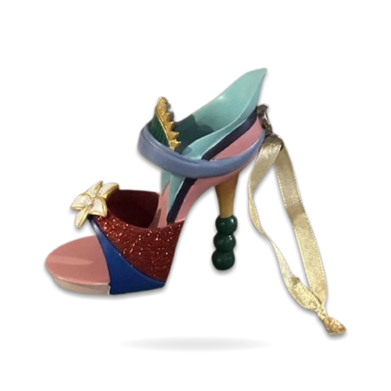 Retired Mulan Runway Shoe Seasonal Ornament