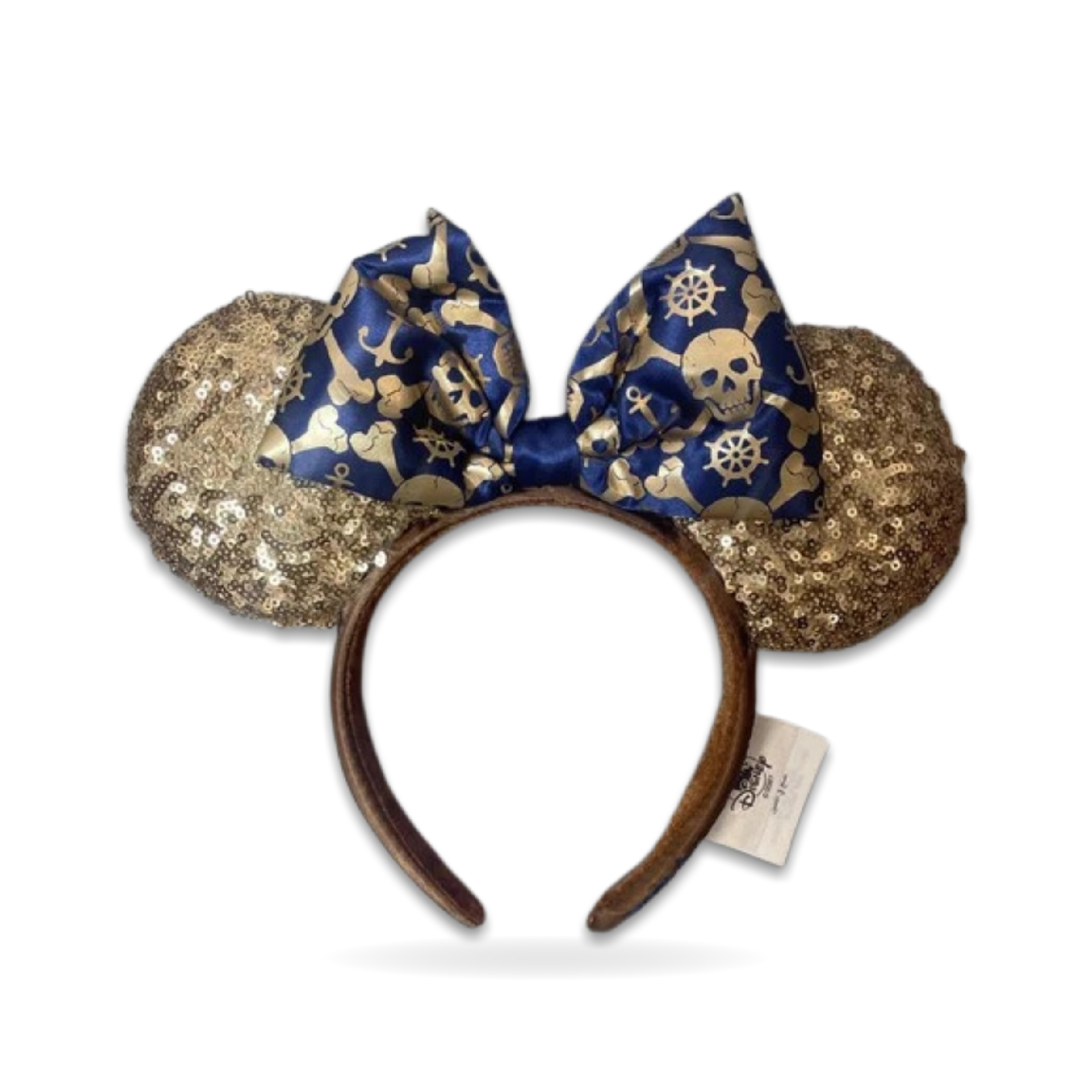 Pirates of the Caribbean Gold Sequined Minnie Ear Headwear