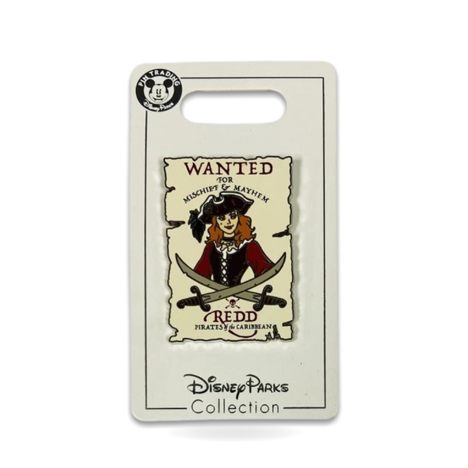 Pirates of the Mischief Mayhem Redd Trading Pin