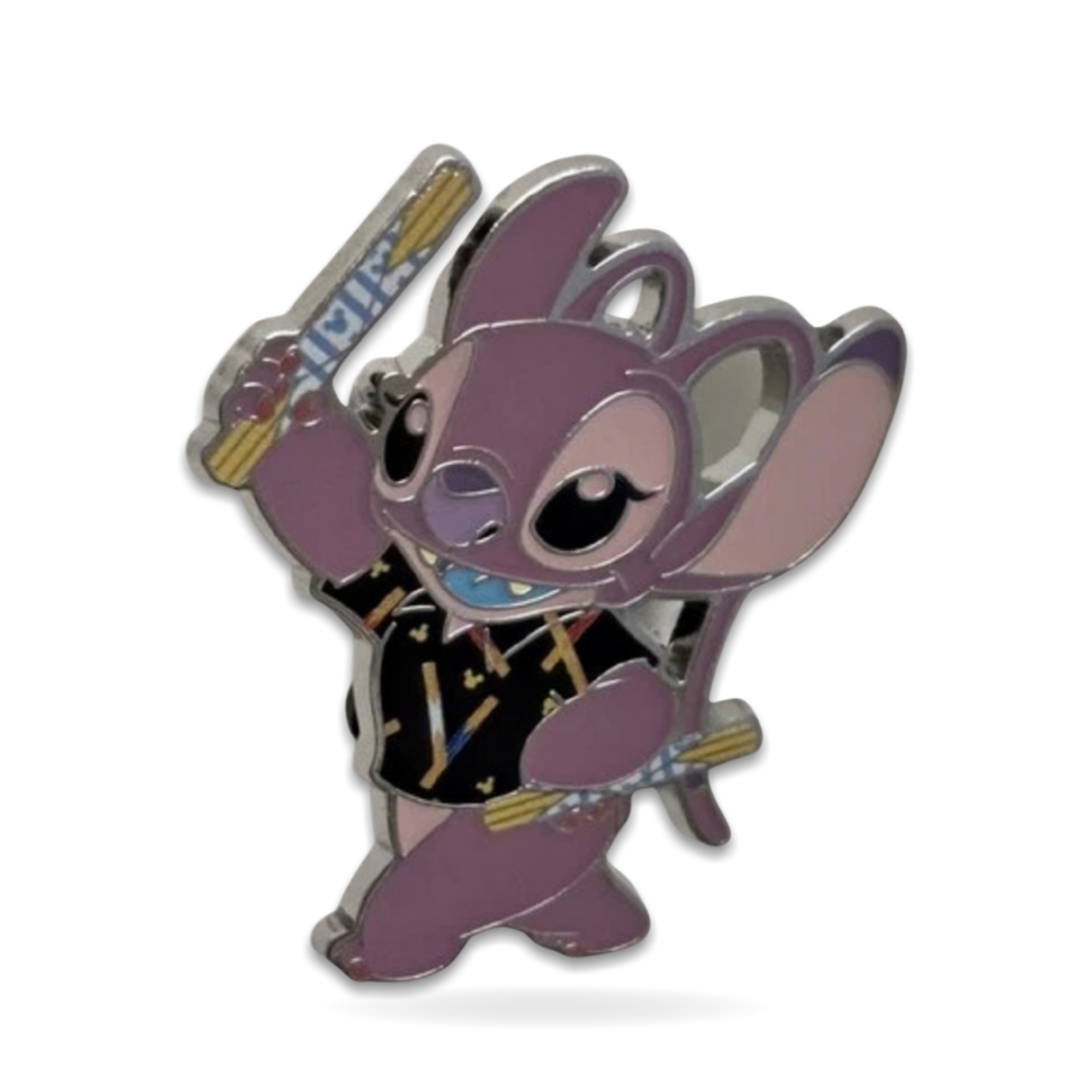 Stitch Attacks Snacks Angel Churro Mystery Trading Pin