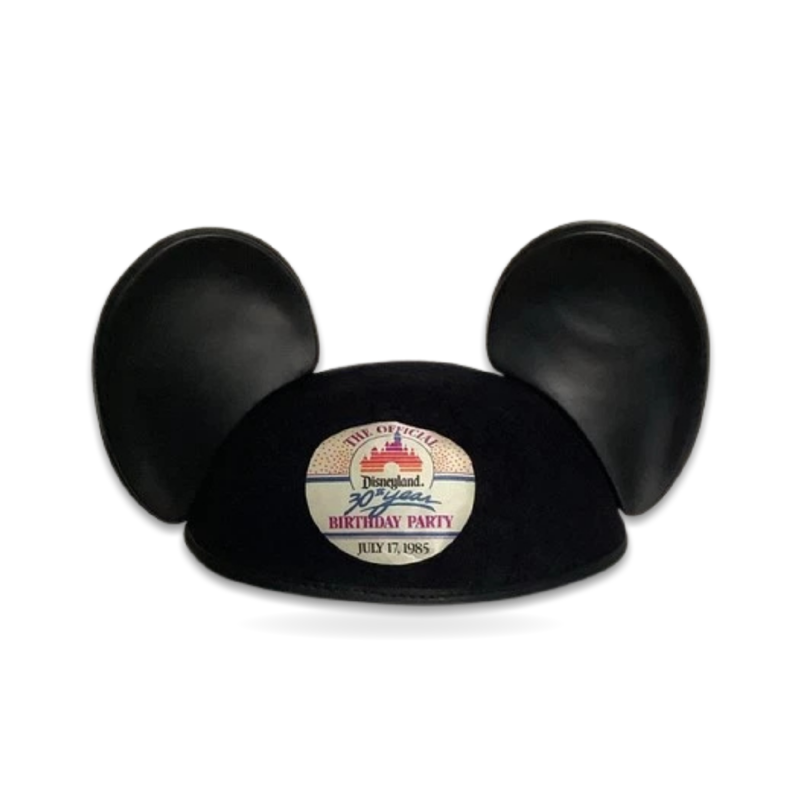 Vintage 1985 Disneyland Mickey Mouse Ears Hat 30th Anniversary Birthday Party