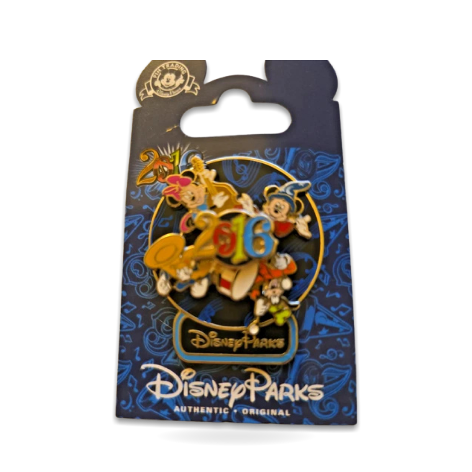 Spinner Mickey Minnie Mouse Goofy Donald Duck Noc Trading Pin