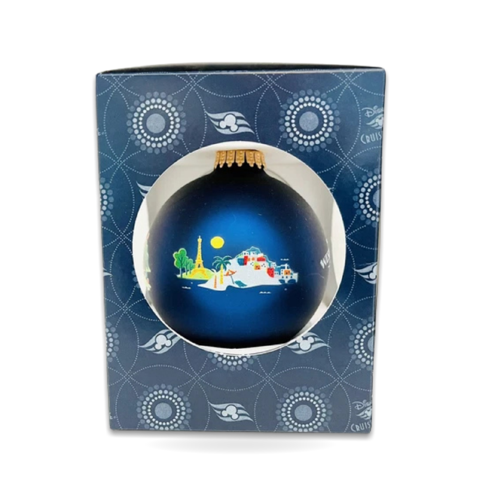 Cruiseline Western Europe Eiffel Tower glass ornament