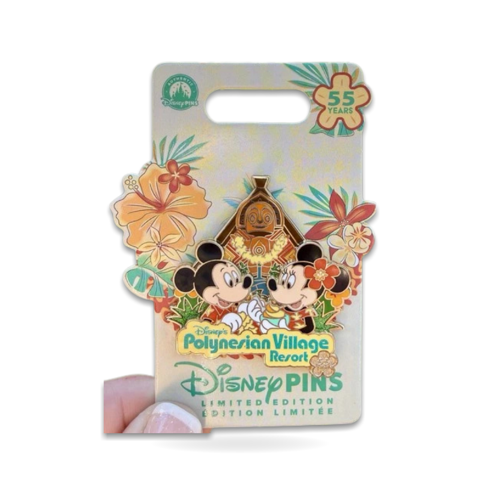 Polynesian Village 55th Anniversary Limited Edition 2000 Trading Pin