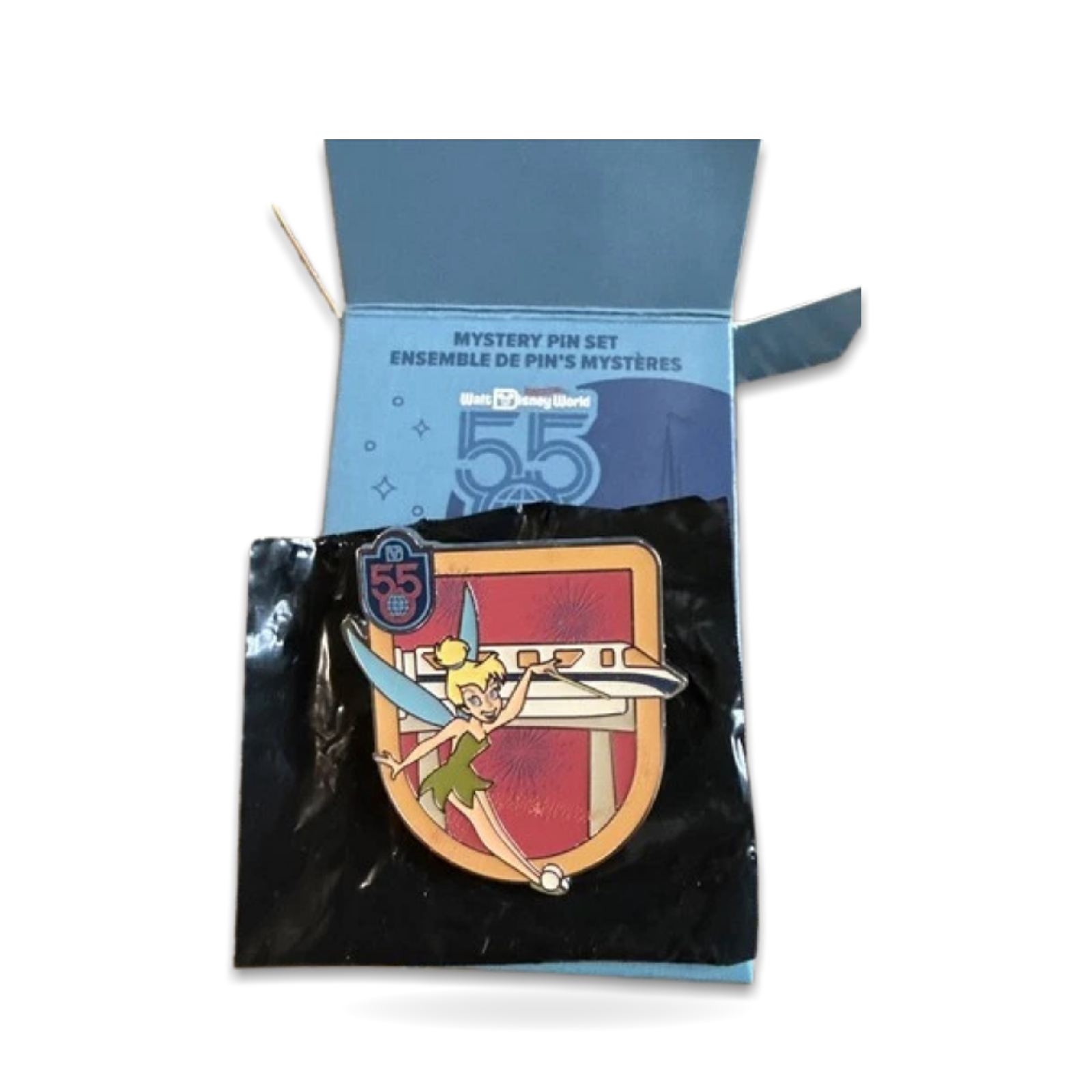 55th Anniversary Mystery Tinkerbell Monorail Trading Pin