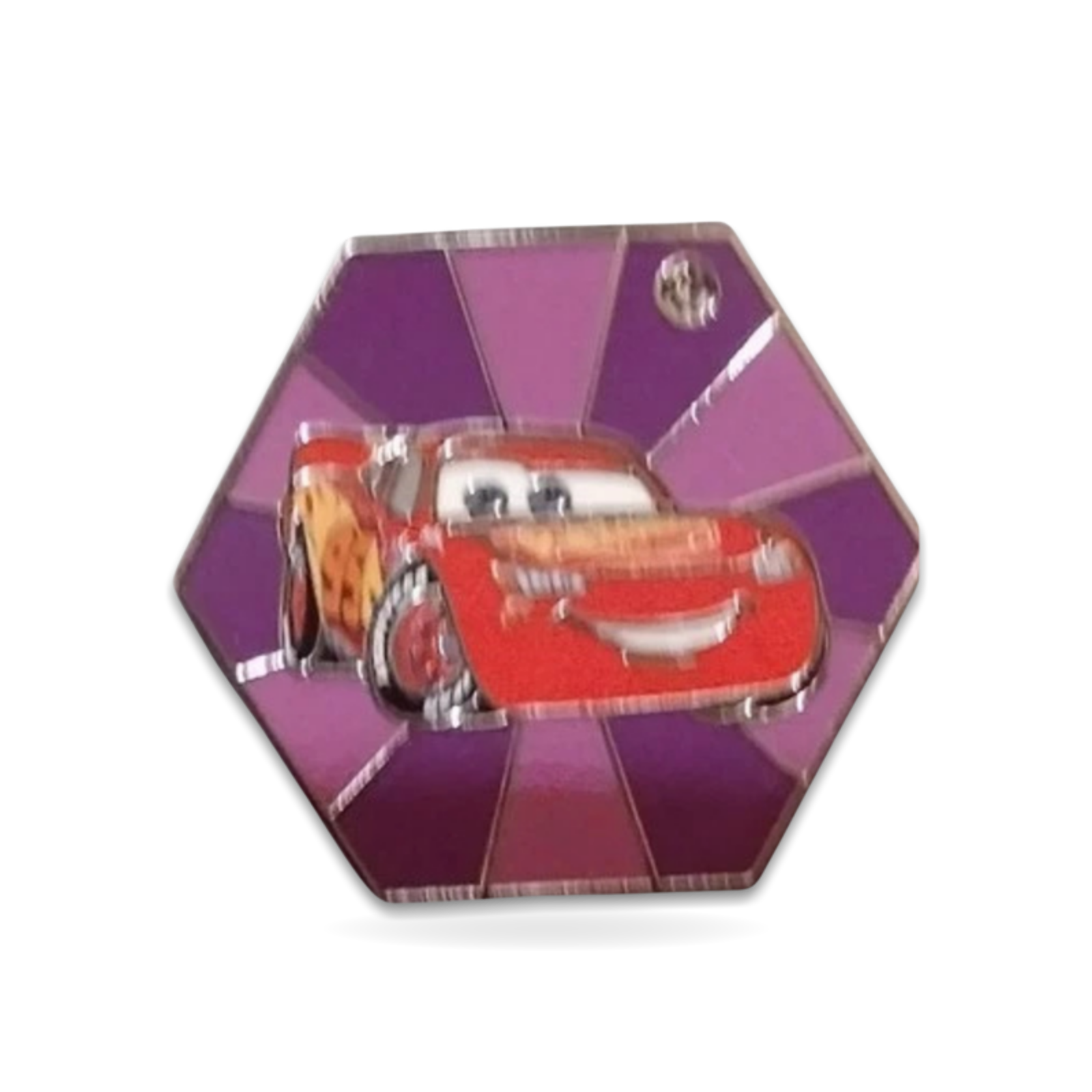 Hidden Mickey Wave Film Anniversary Lightning McQueen Cars Trading Pin