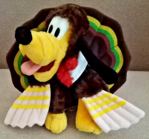 Thanksgiving Pluto Bean Turkey Mini Plush Bag