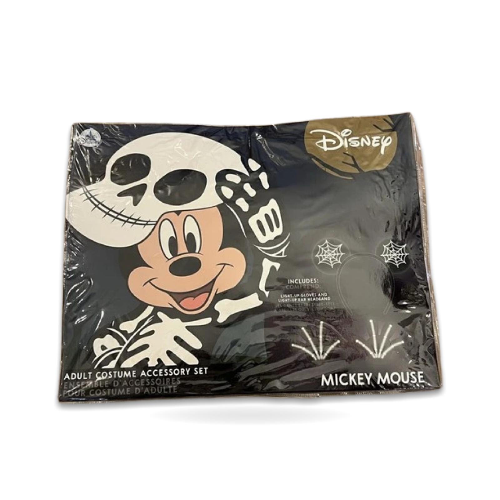 Light-up Skeleton Costume Accessory Set adult Halloween Mickey