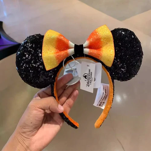 Minnie Mouse Halloween Candy Corn Bow Ear Headwear