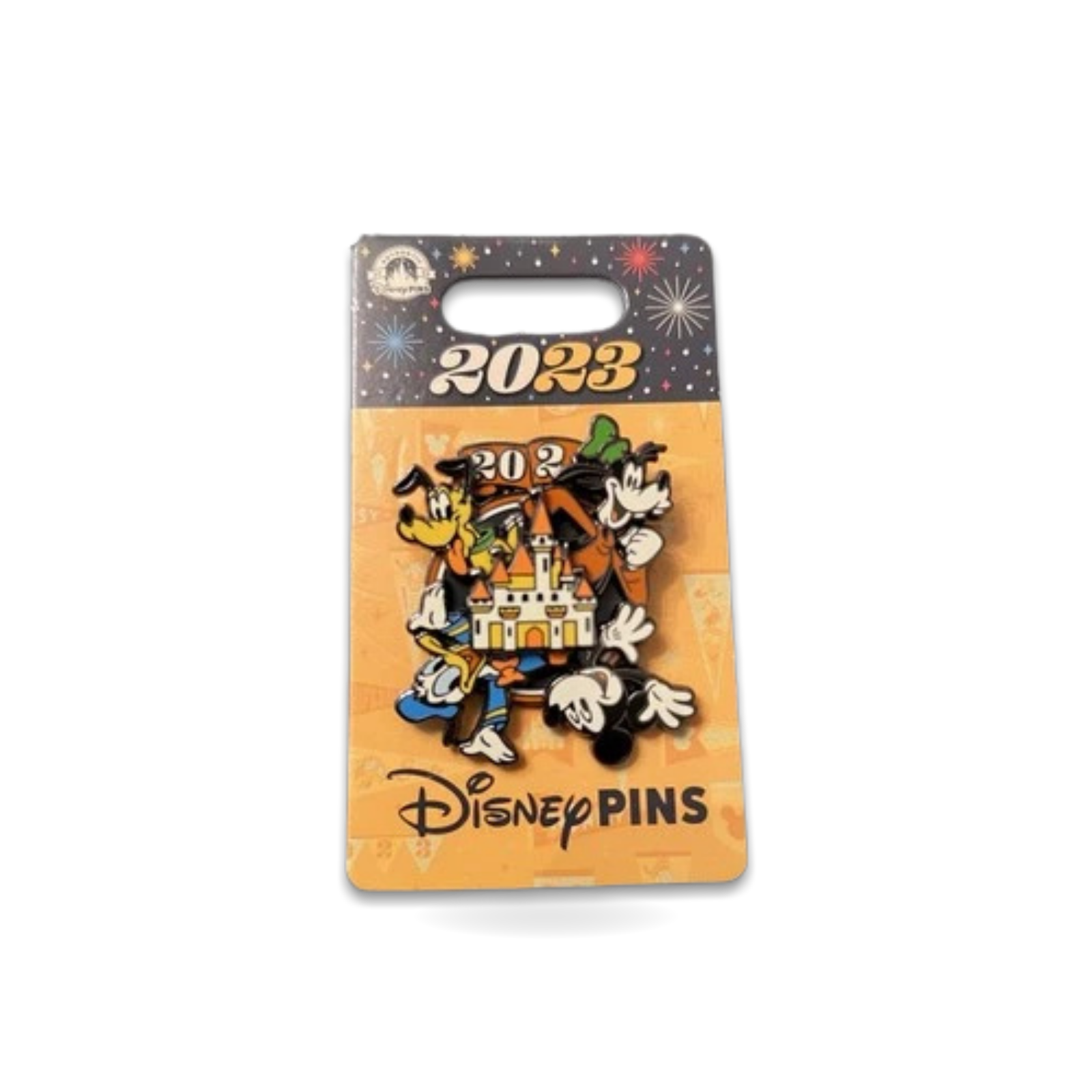 Mickey and Friends Castle Spinner Pin