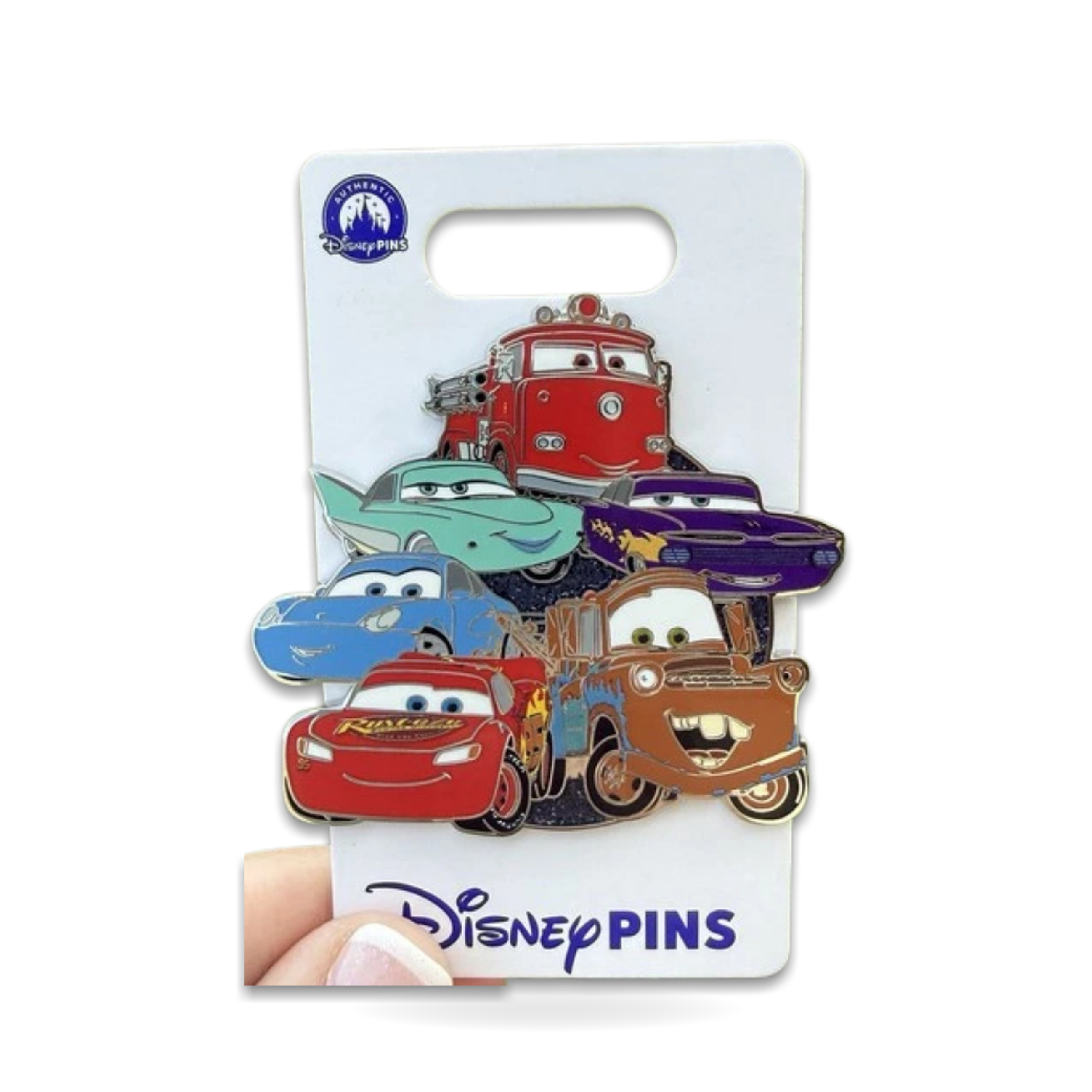 Pixar Cars Cluster Red Ramone Flo Trading Pin