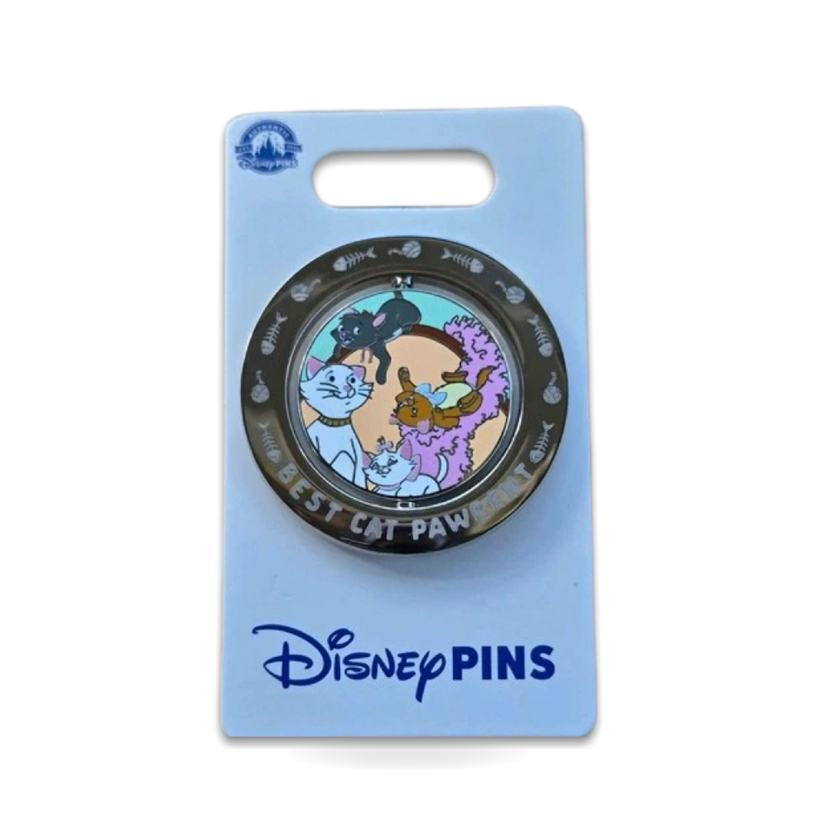 The Aristocats Best Cat Pawrent Spinner Single Trading Pin