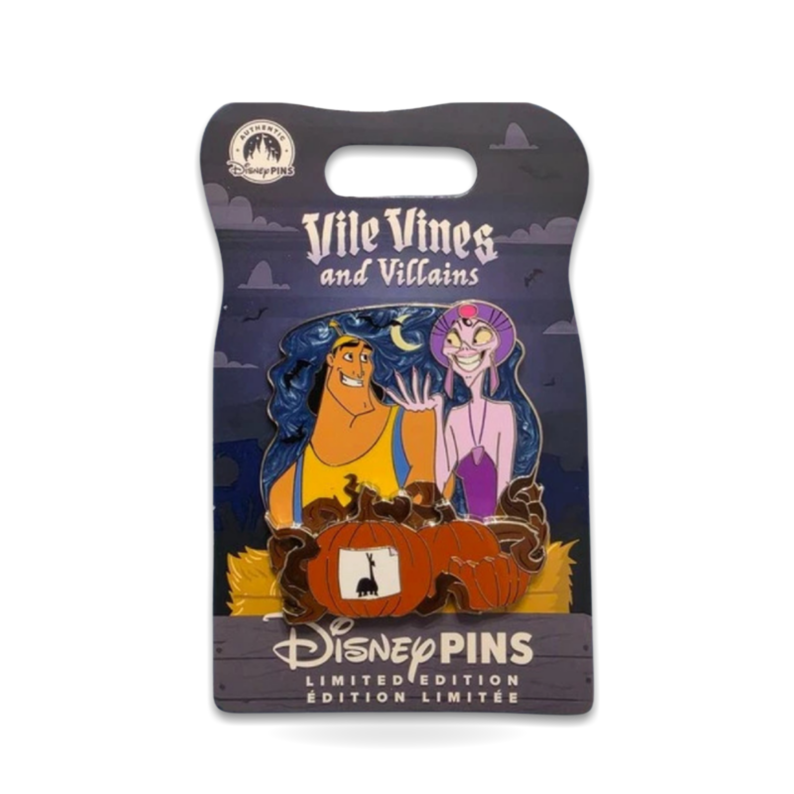 Vile Vines Villains Halloween Carded Kronk Yzma Limited Edition 4000 Trading Pin