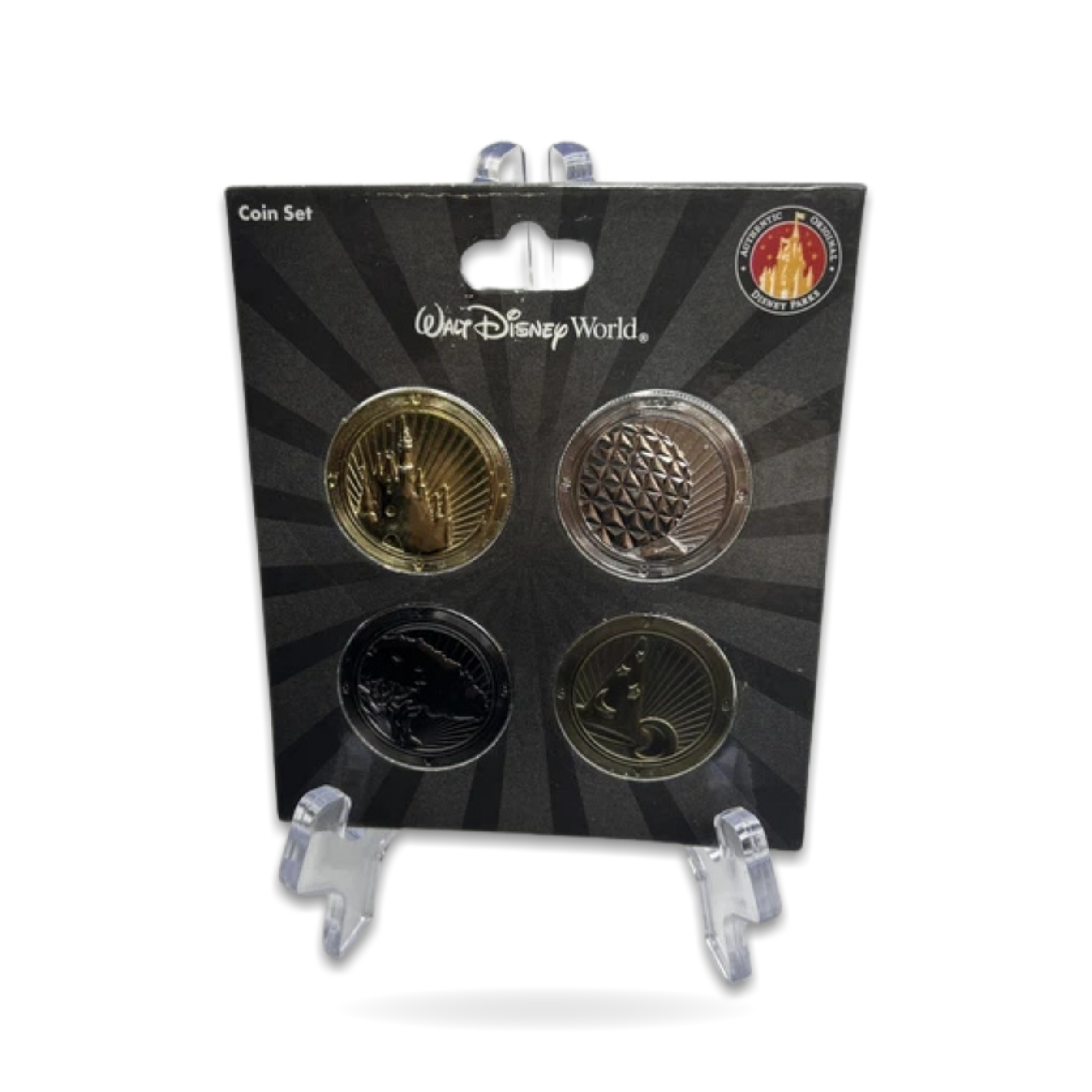 4 Theme Park Merchandise Collector's Coin Set Set of