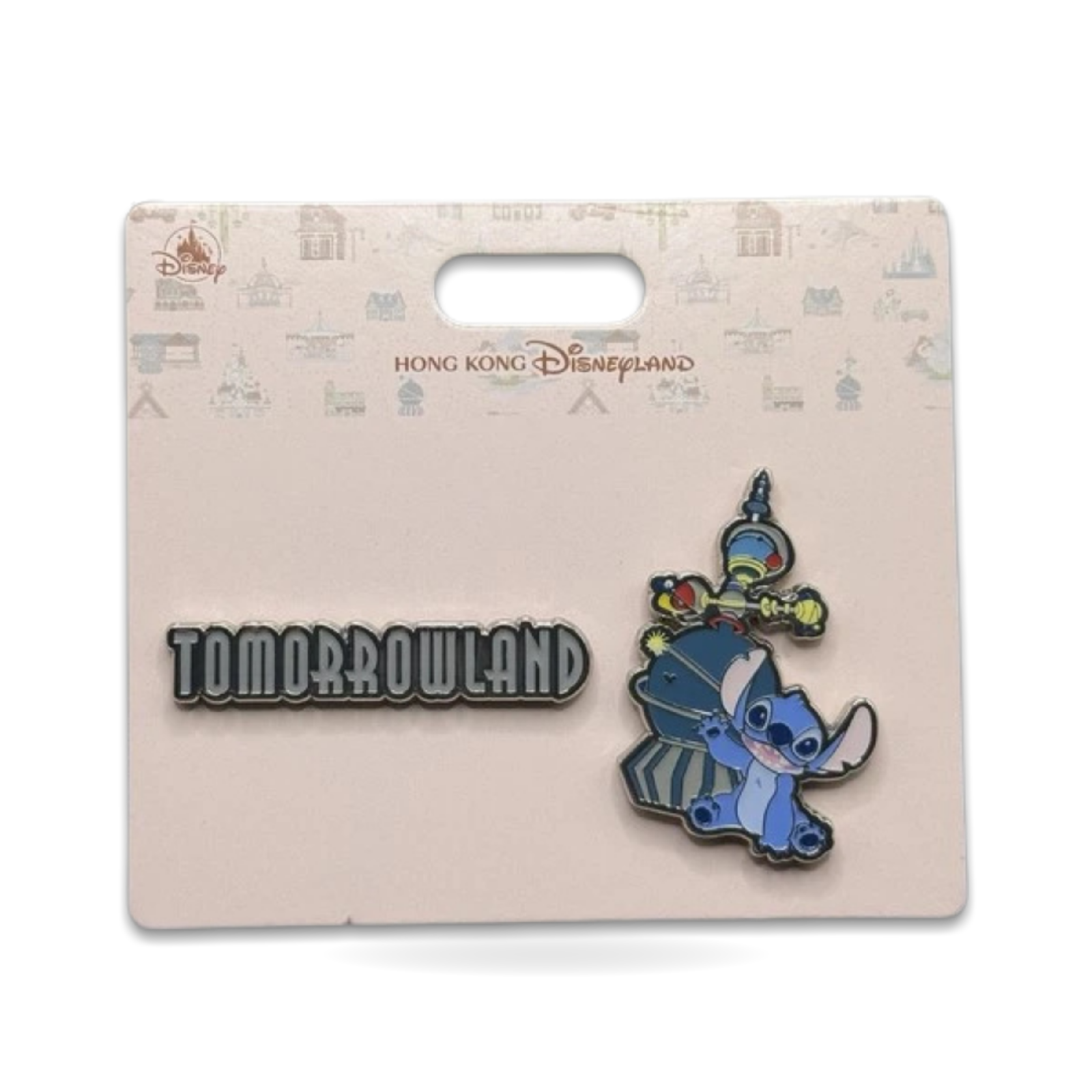 Hkdl Hong Kong Stitch Tomorrowland Set Trading Pin