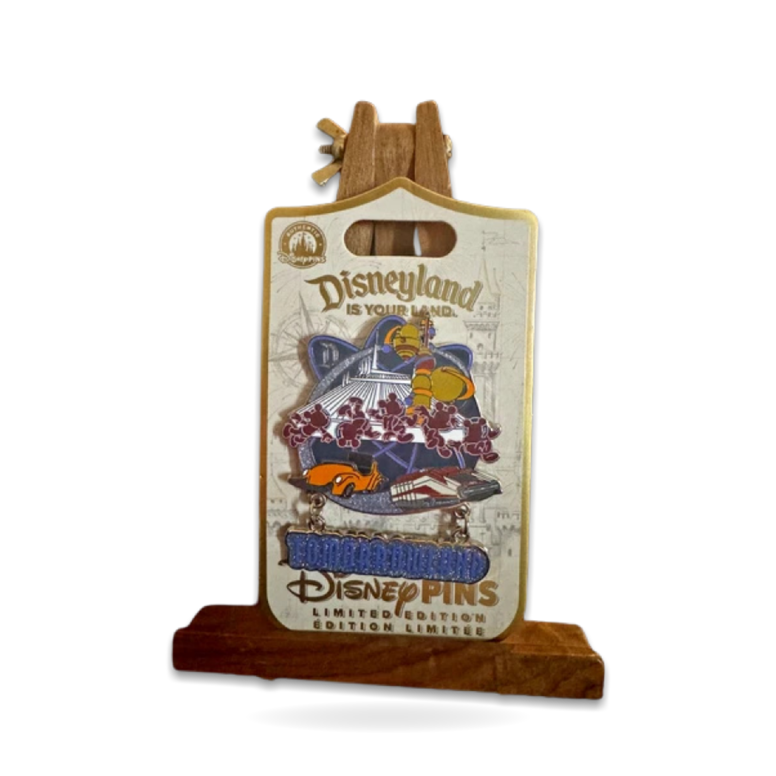 Tomorrowland Is Your Land 3000 2/6 Trading Pin